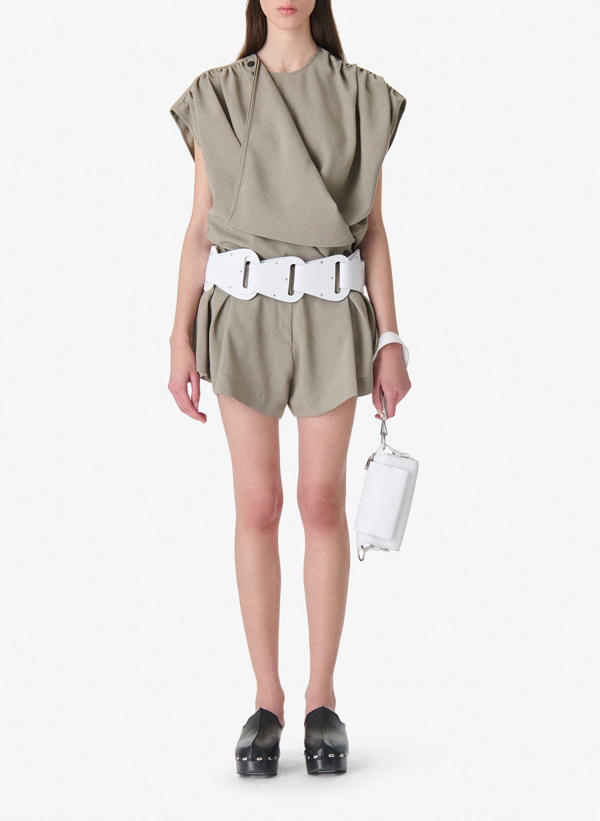 Top ample col rond scilla IRO Vert