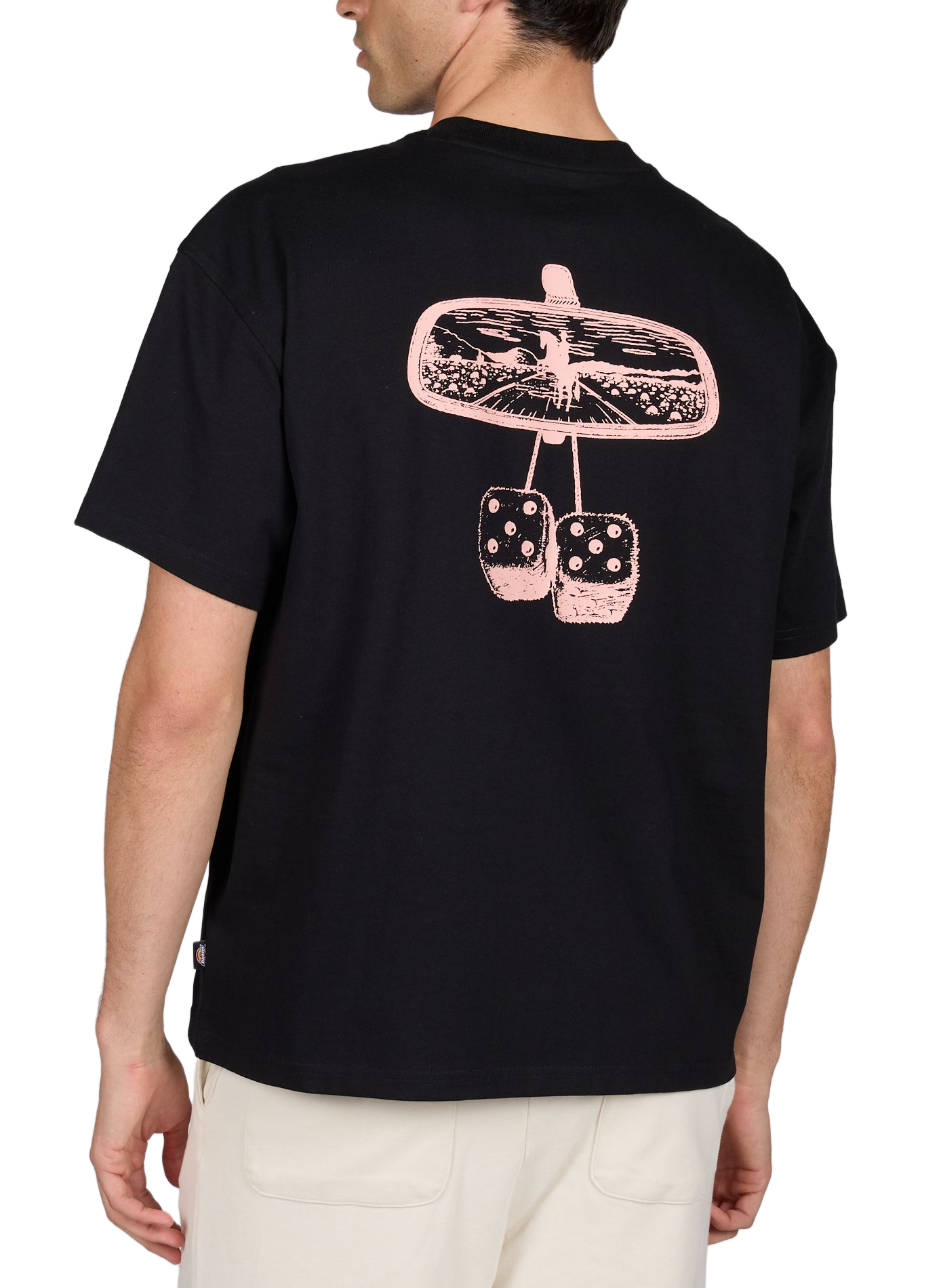 T-shirt imprimé en coton DICKIES Noir