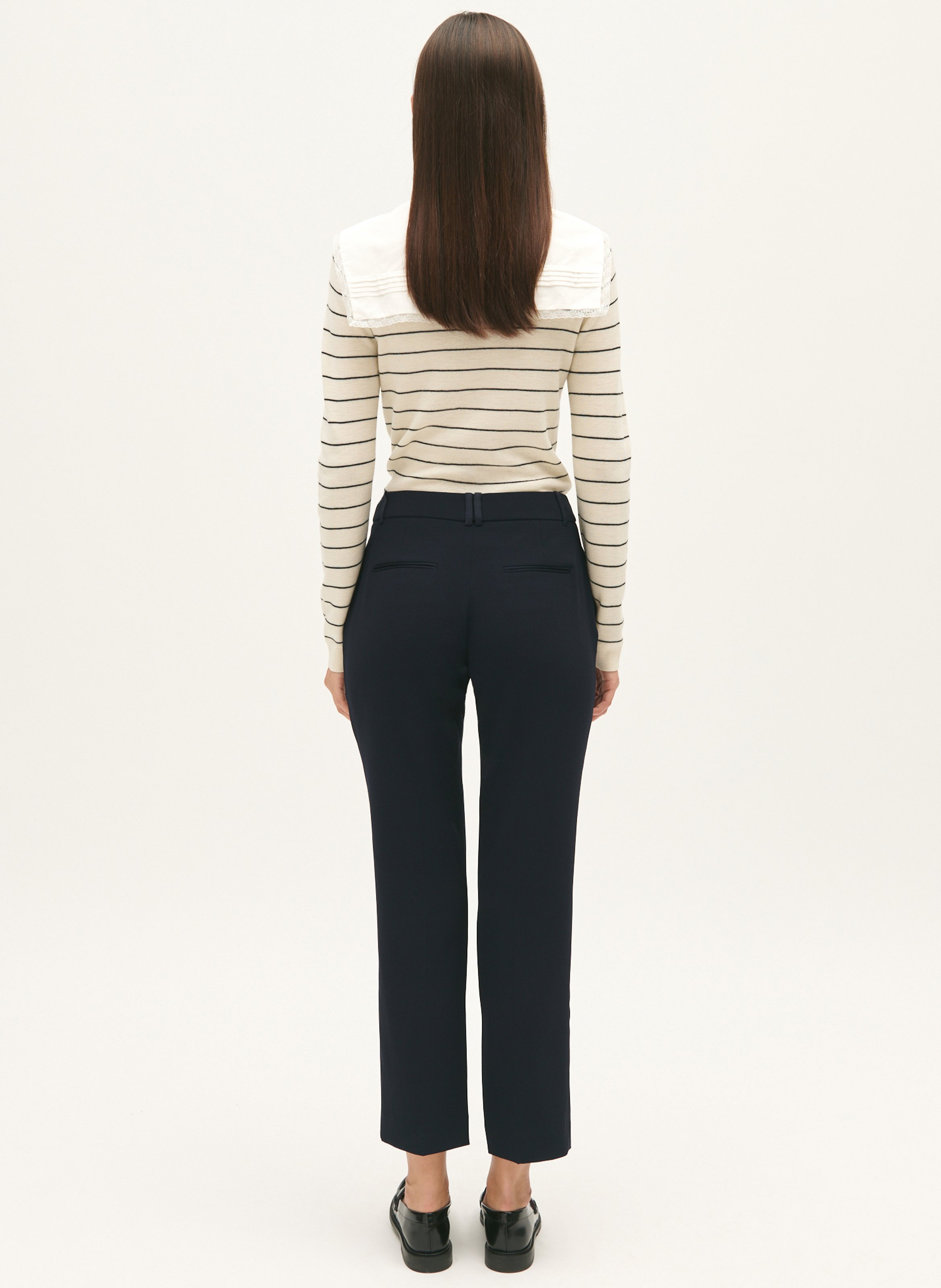 Pantalon droit CLAUDIE PIERLOT Bleu