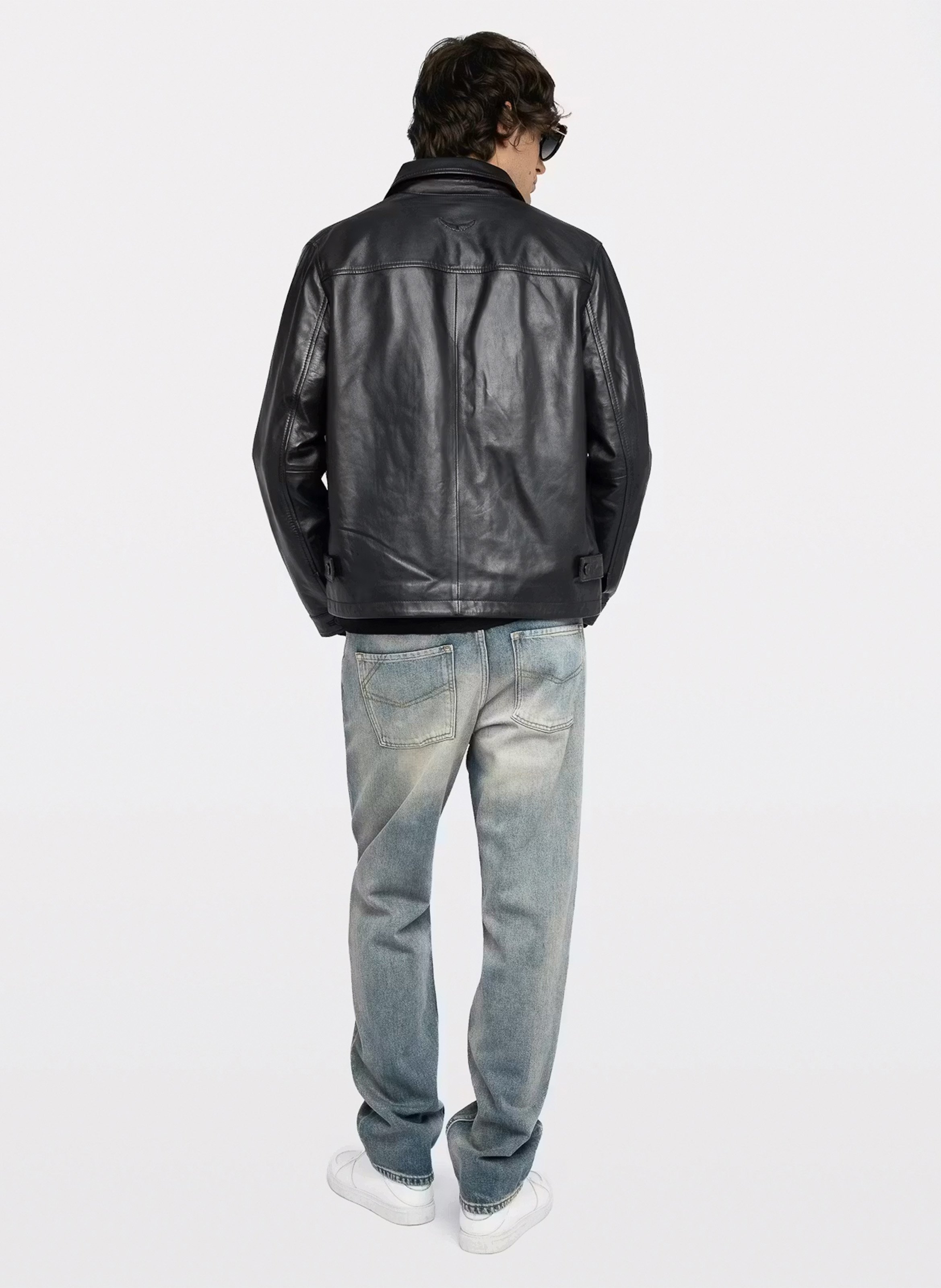 Blouson en cuir loumy ZADIG&VOLTAIRE Noir