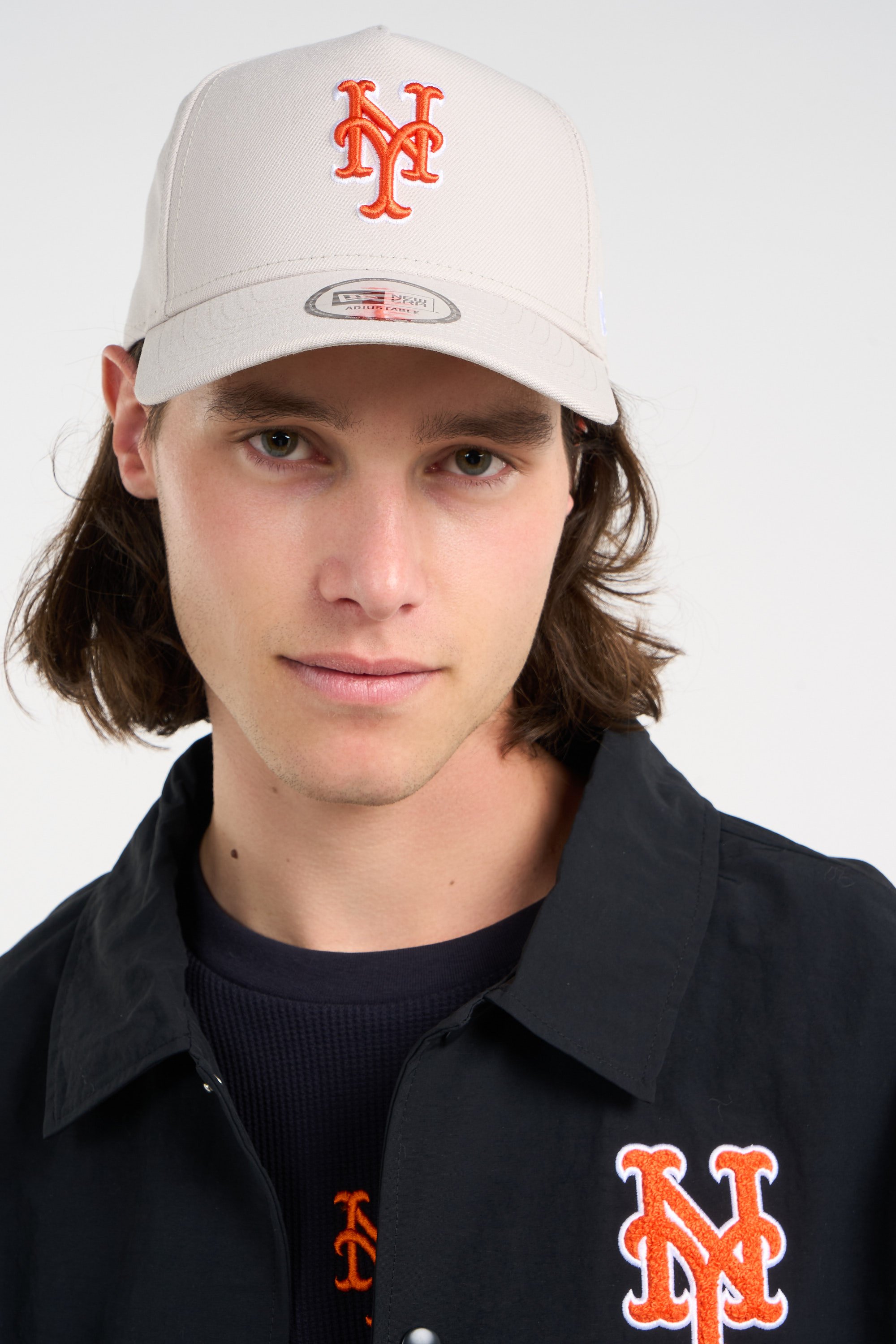 Casquette outline script eframe NEW ERA Beige