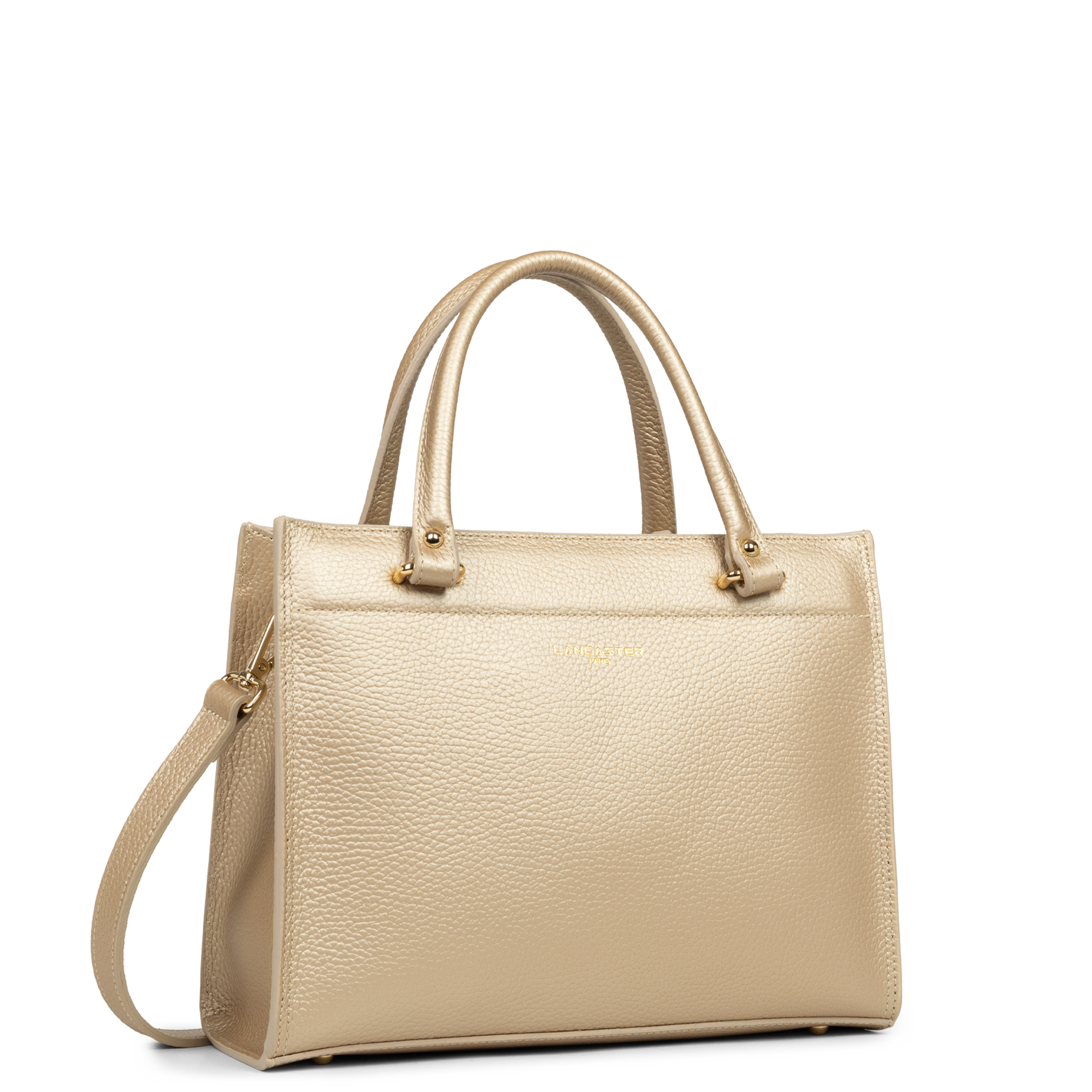 M handbag - foulonné double LANCASTER Golden