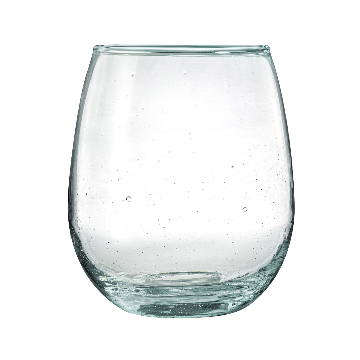 Nour - lot 6 gobelets 30 cl en verre recyclé soufflés bouche MEDARD DE NOBLAT Transparent
