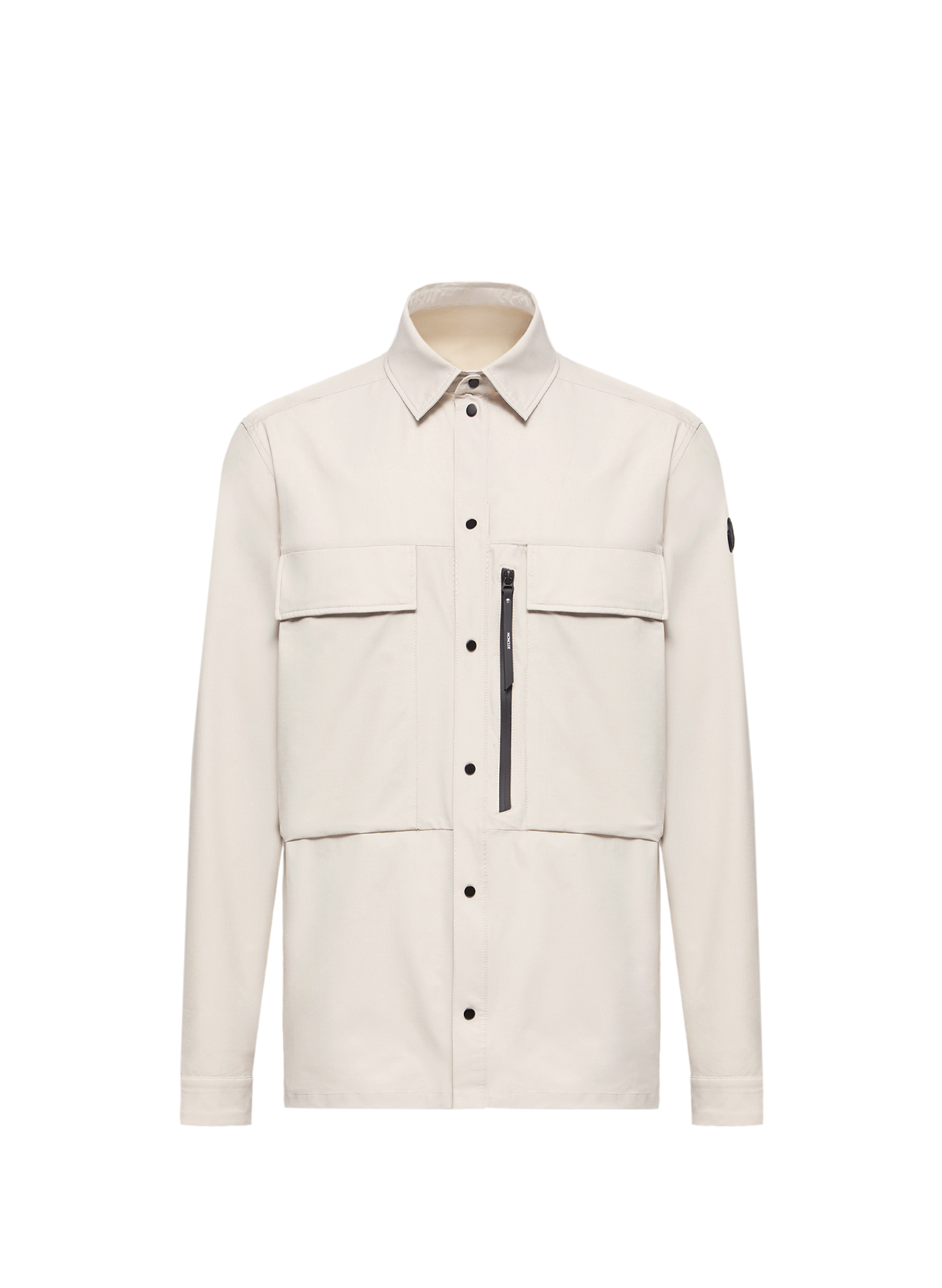 Straight shirt with zippers MONCLER Beige
