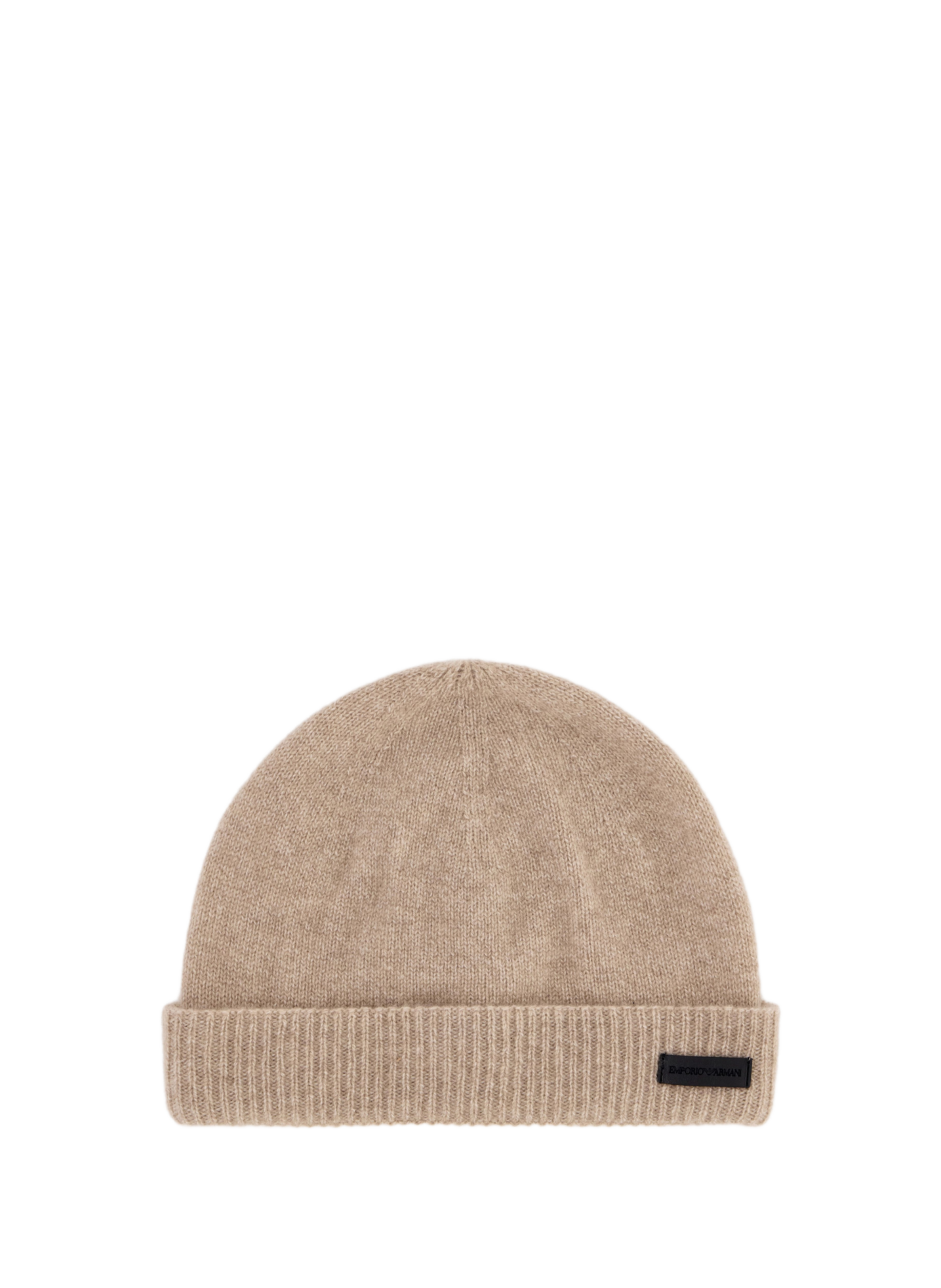 Cashmere beanie EMPORIO ARMANI Beige