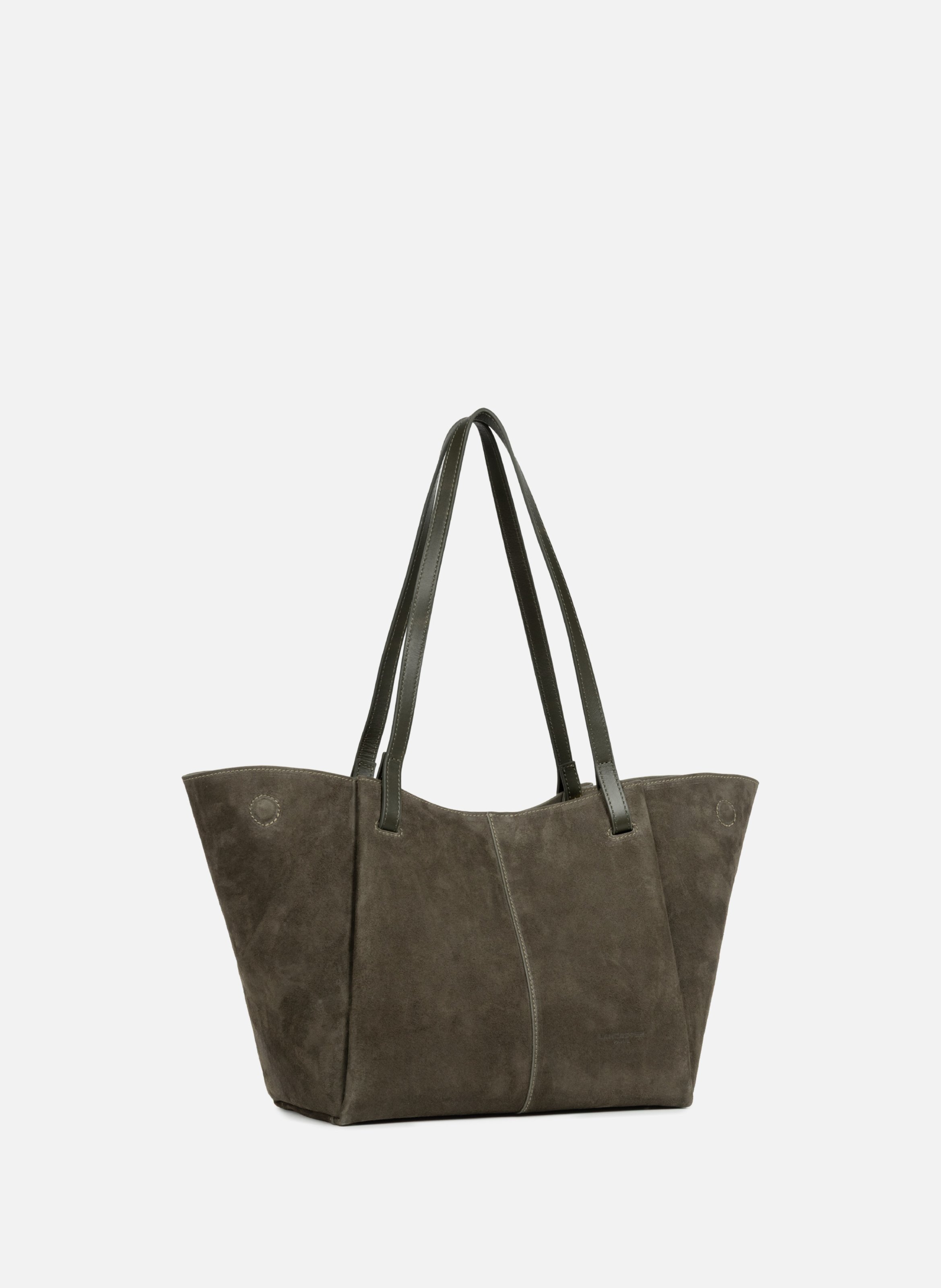 Sac cabas épaule - suède | Kaki LANCASTER Femme