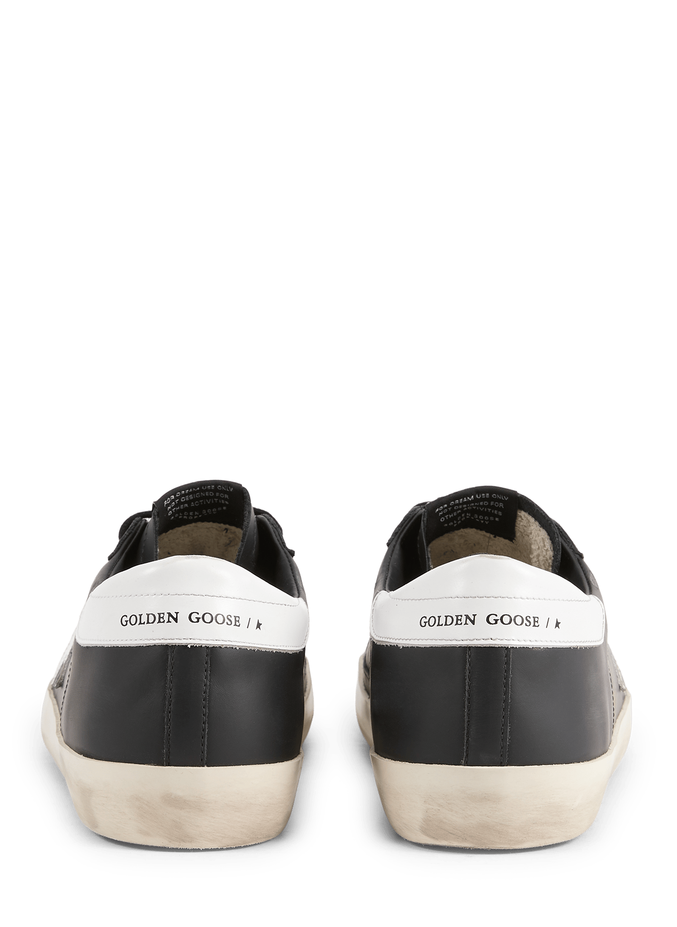 Leather SUPER STAR sneakers GOLDEN GOOSE Black