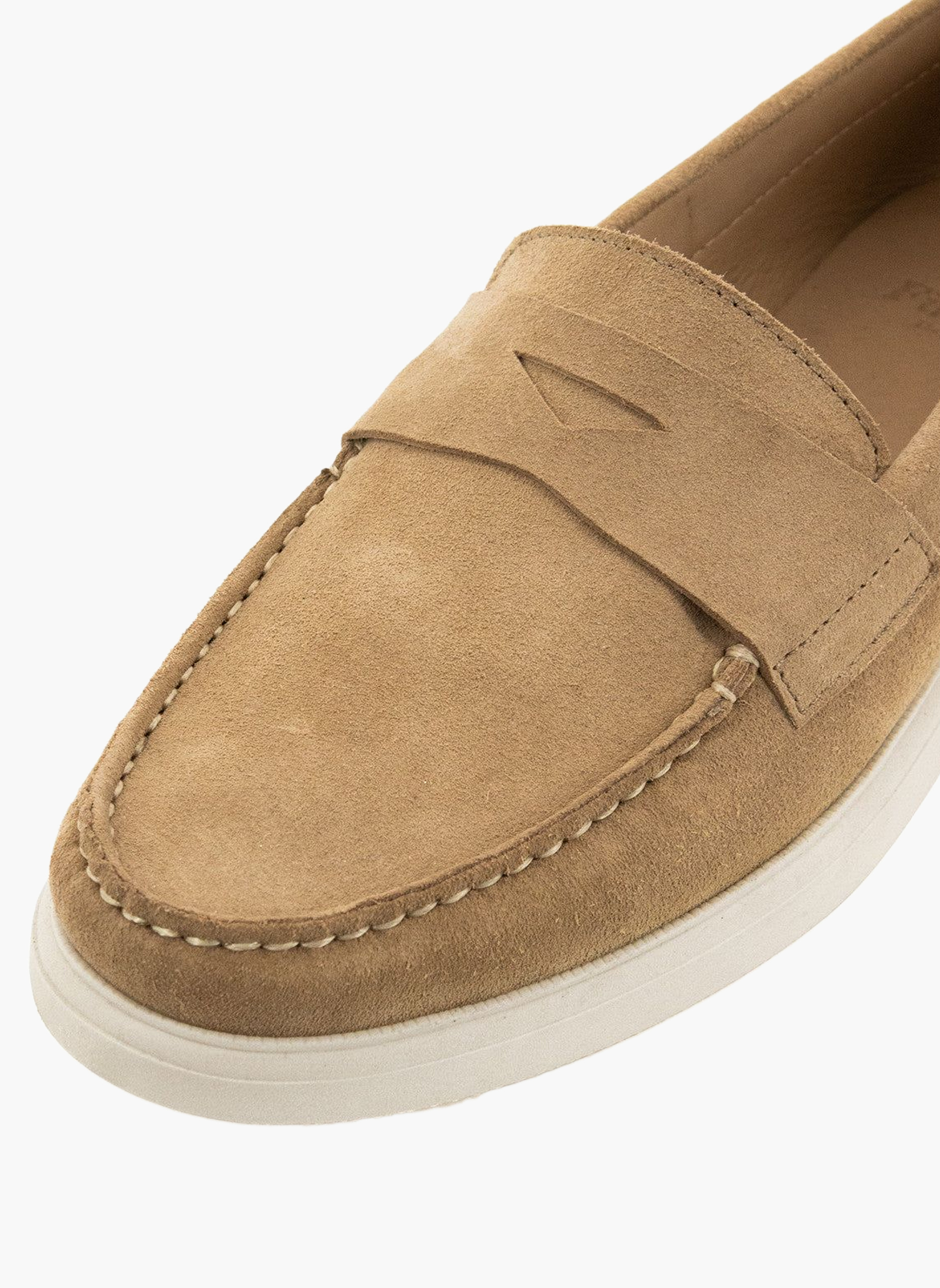Mocassin acapulco veau velours FINSBURY Beige