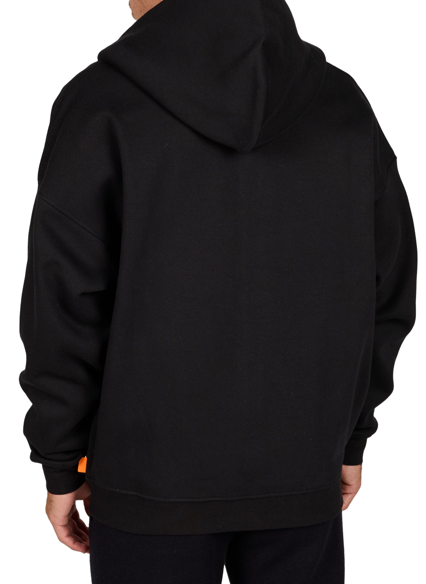 Einfarbiger, weiter Sweatshirt mit Reißverschluss GERTRUDE Schwarz