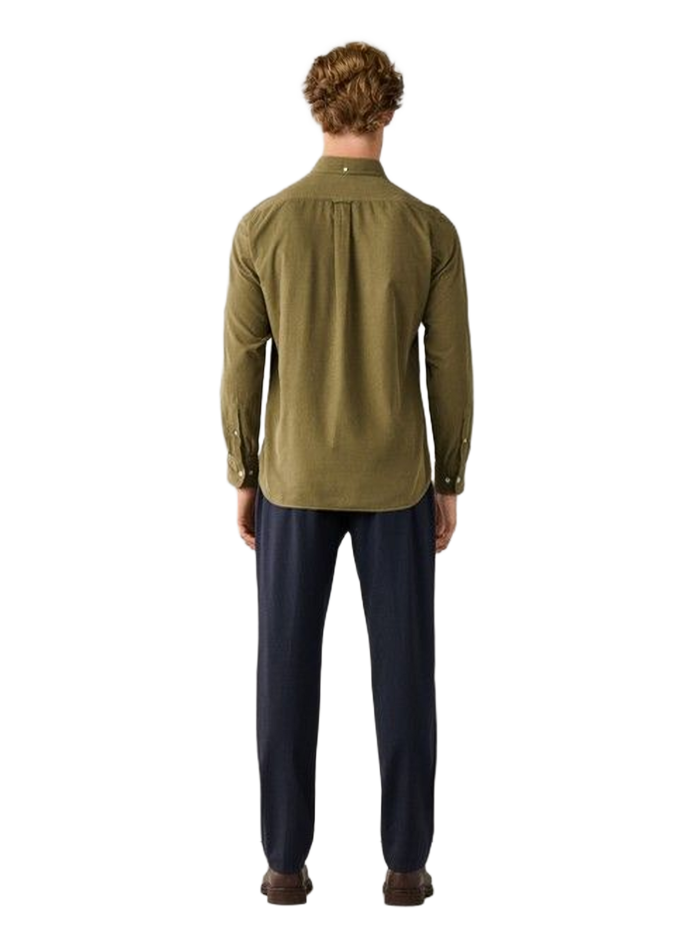 Chemise col classique manches contrastantes en coton FACONNABLE Beige