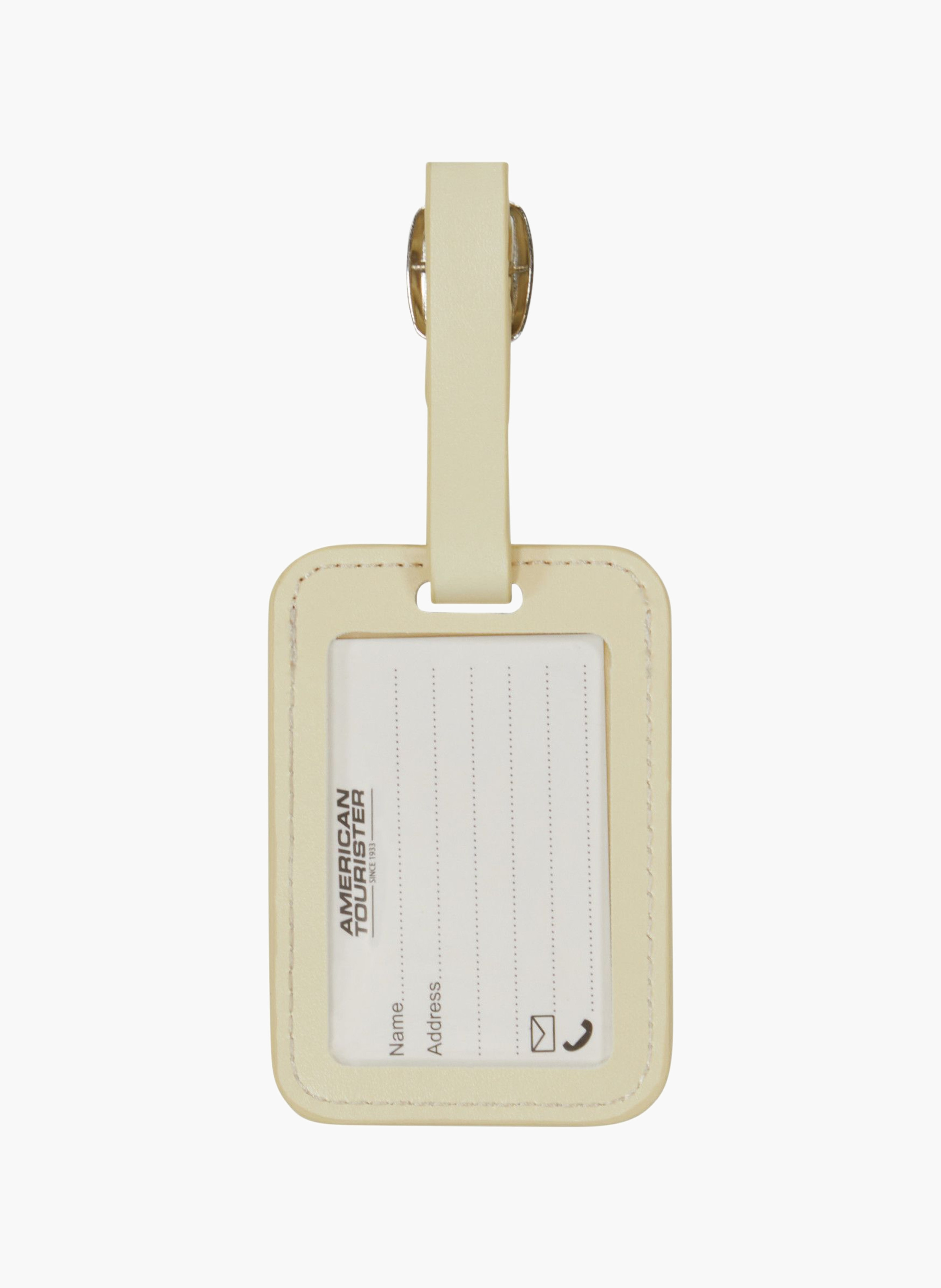 Étiquette à bagages taille s AMERICAN TOURISTER Beige