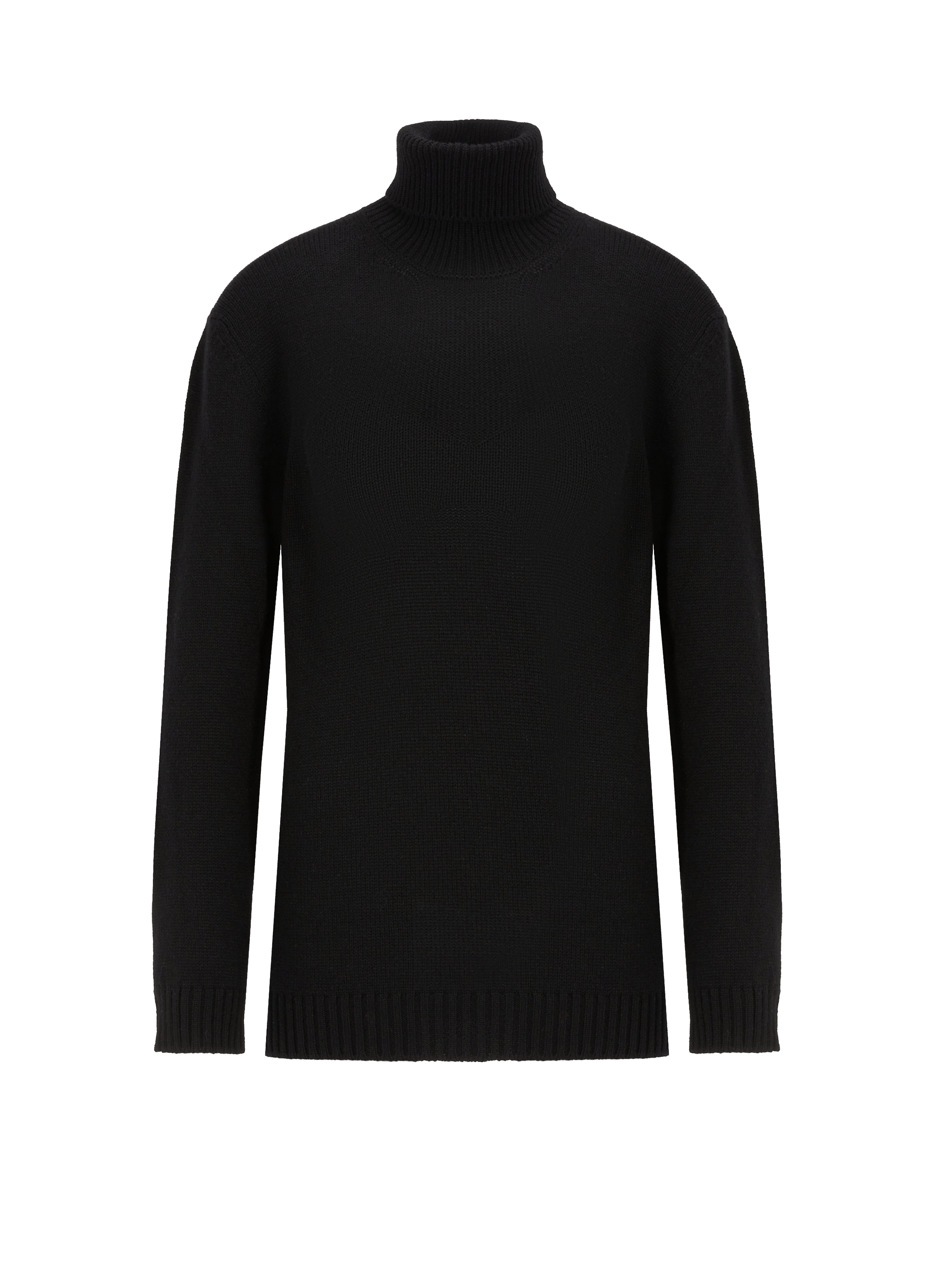 PRADA Pull col roulé en cachemire Noir