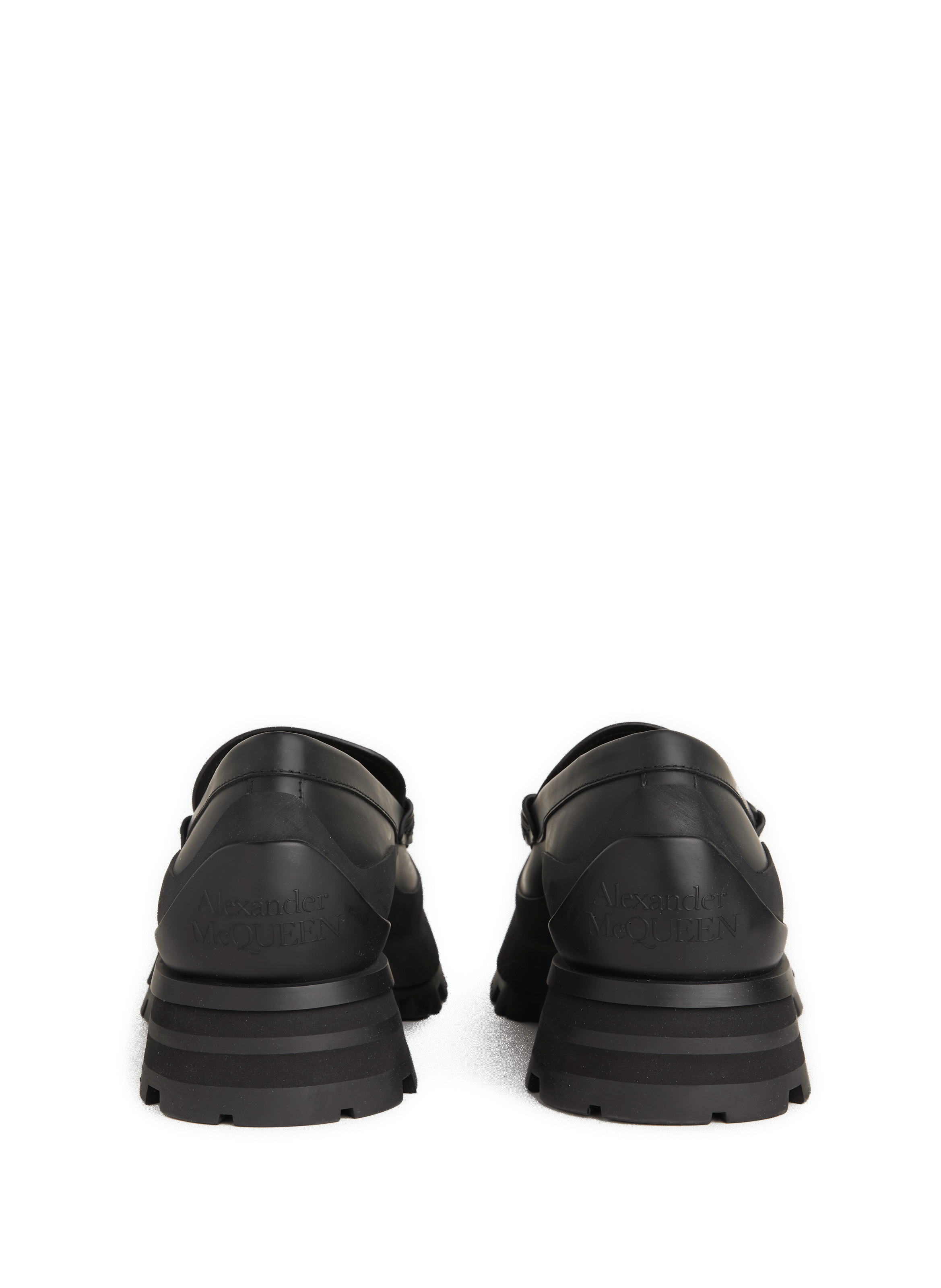 Mocassins en cuir ALEXANDER MCQUEEN Noir