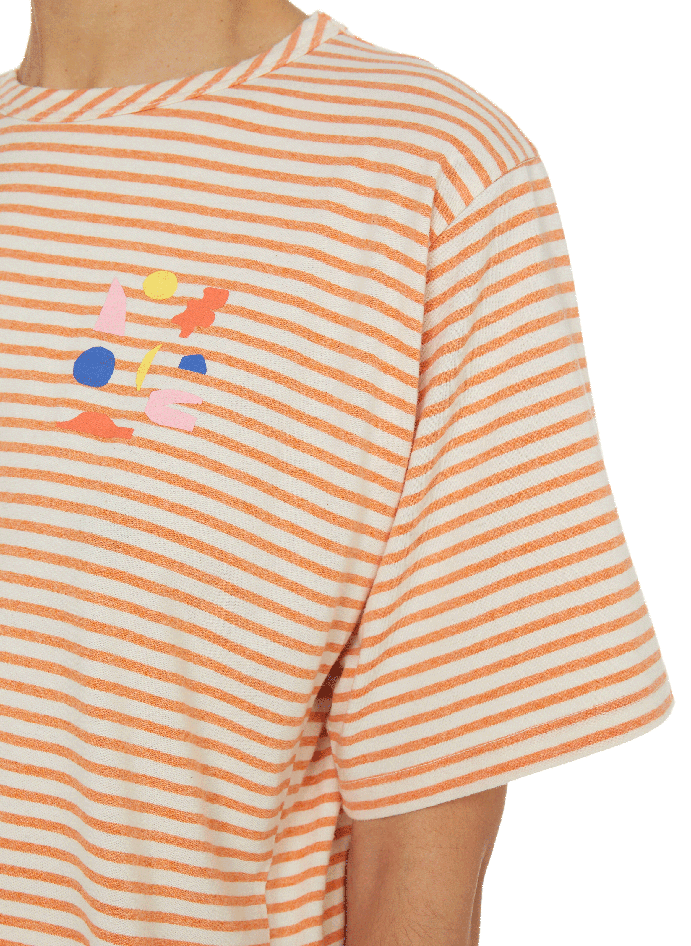 T-shirt rayé en coton  BOBO CHOSES Orange