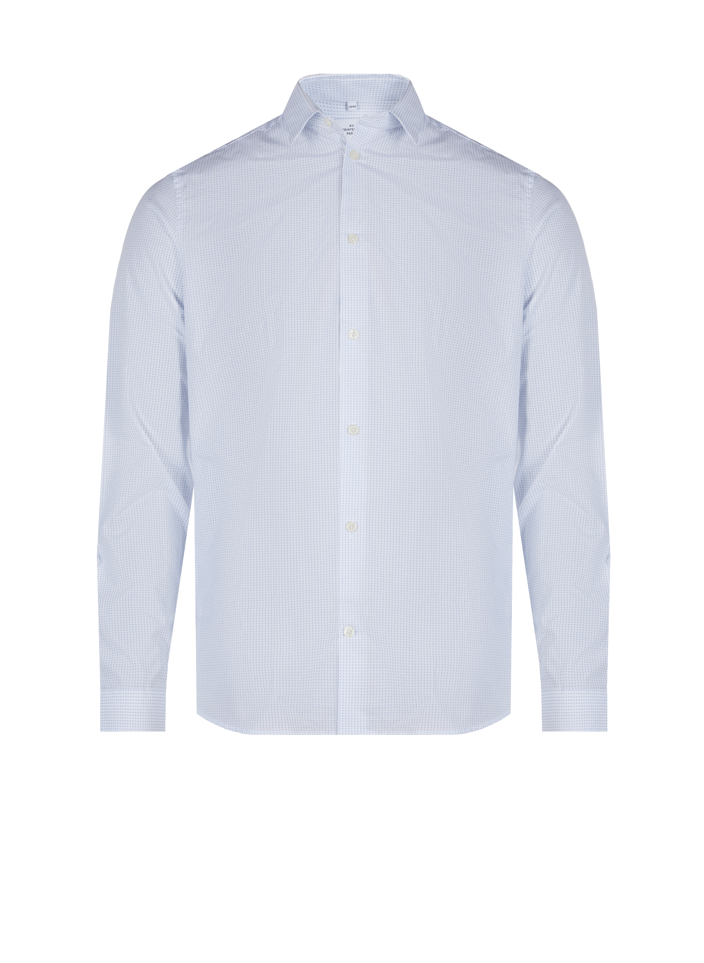 Chemise en coton AU PRINTEMPS PARIS Bleu