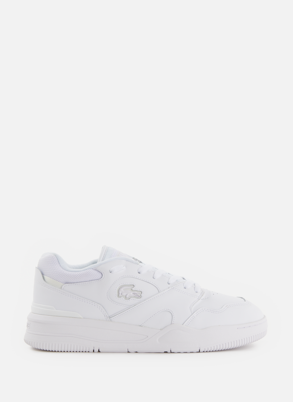 LACOSTE  Leather sneakers White