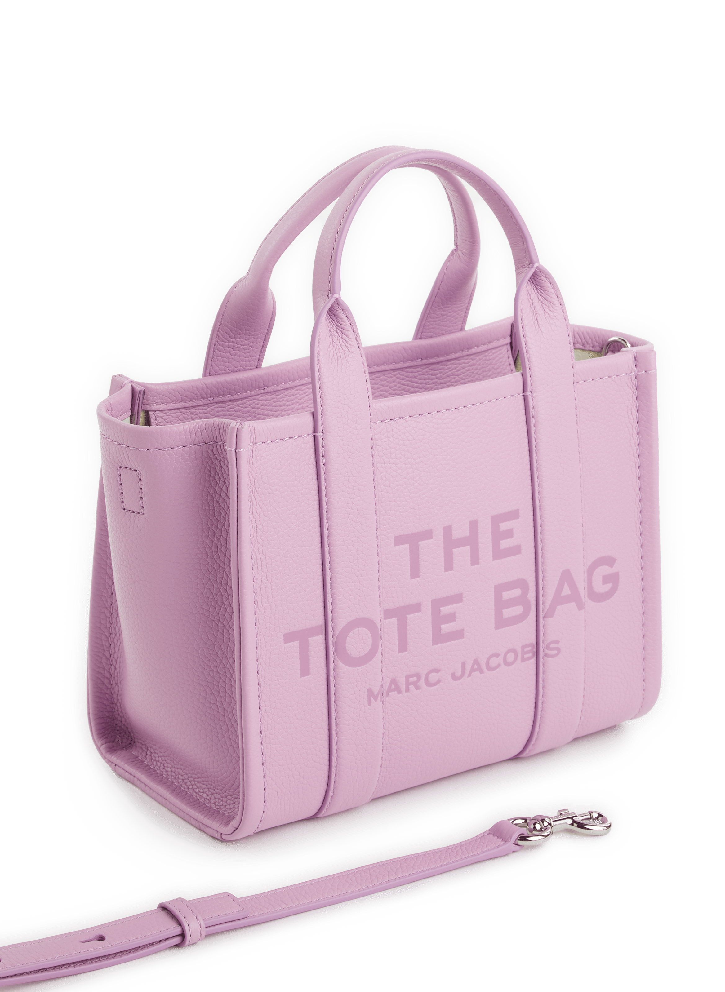 The Leather Mini Tote Bag | Purple MARC JACOBS Women