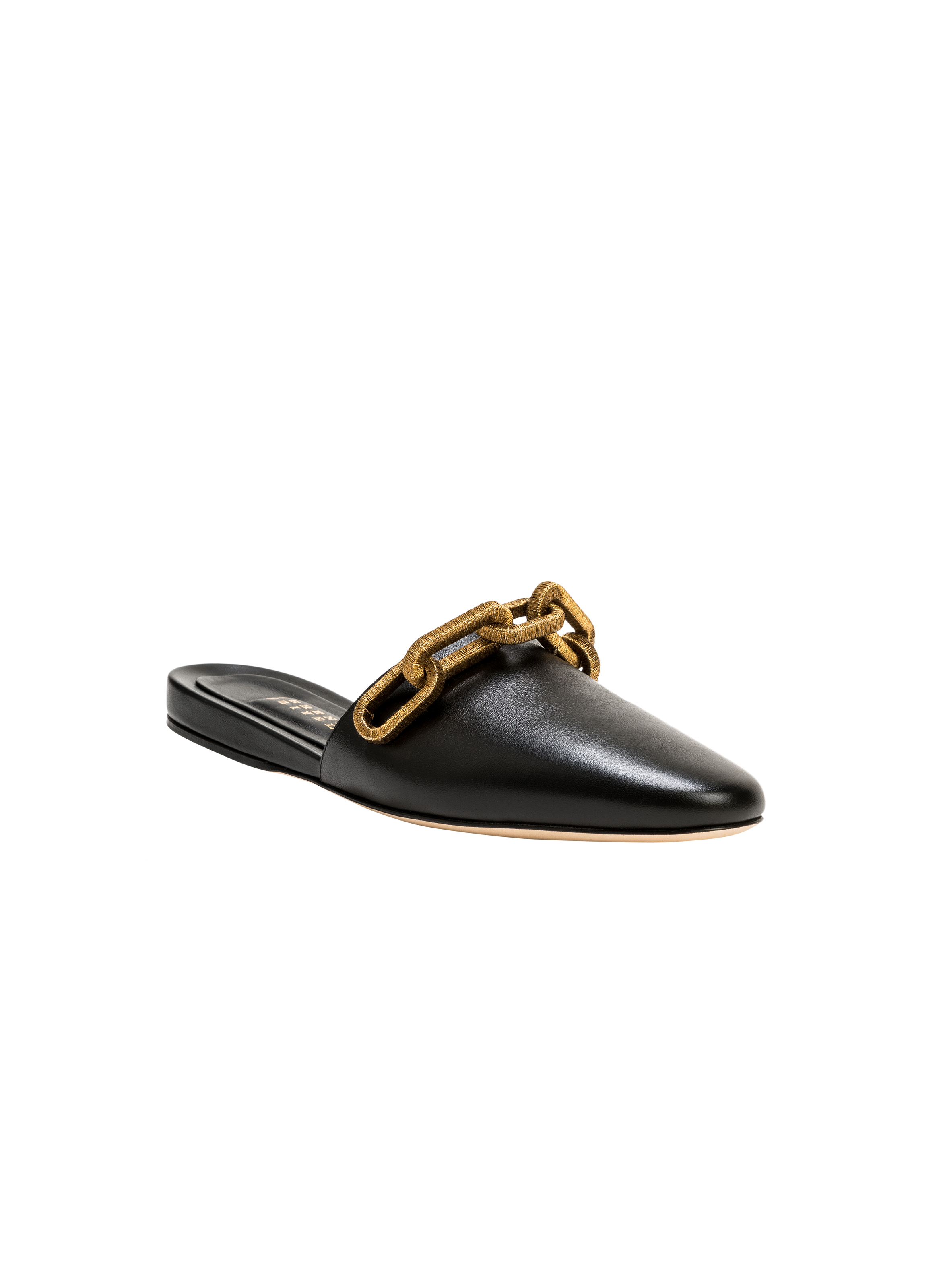 Mule plate noir catena SERENA UZIYEL Noir