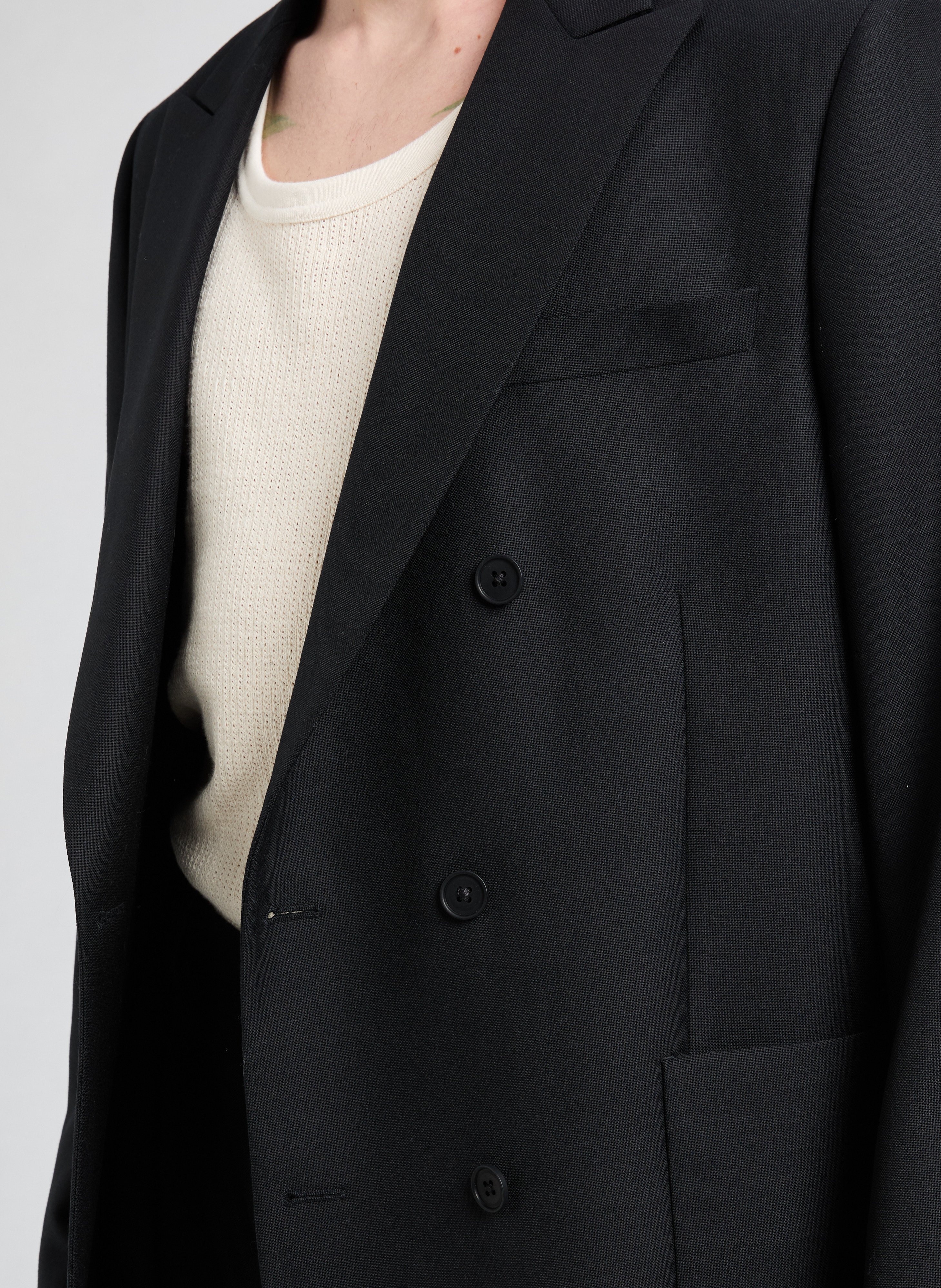 Veste de costume en laine Fycle  SAISON 1865 Noir