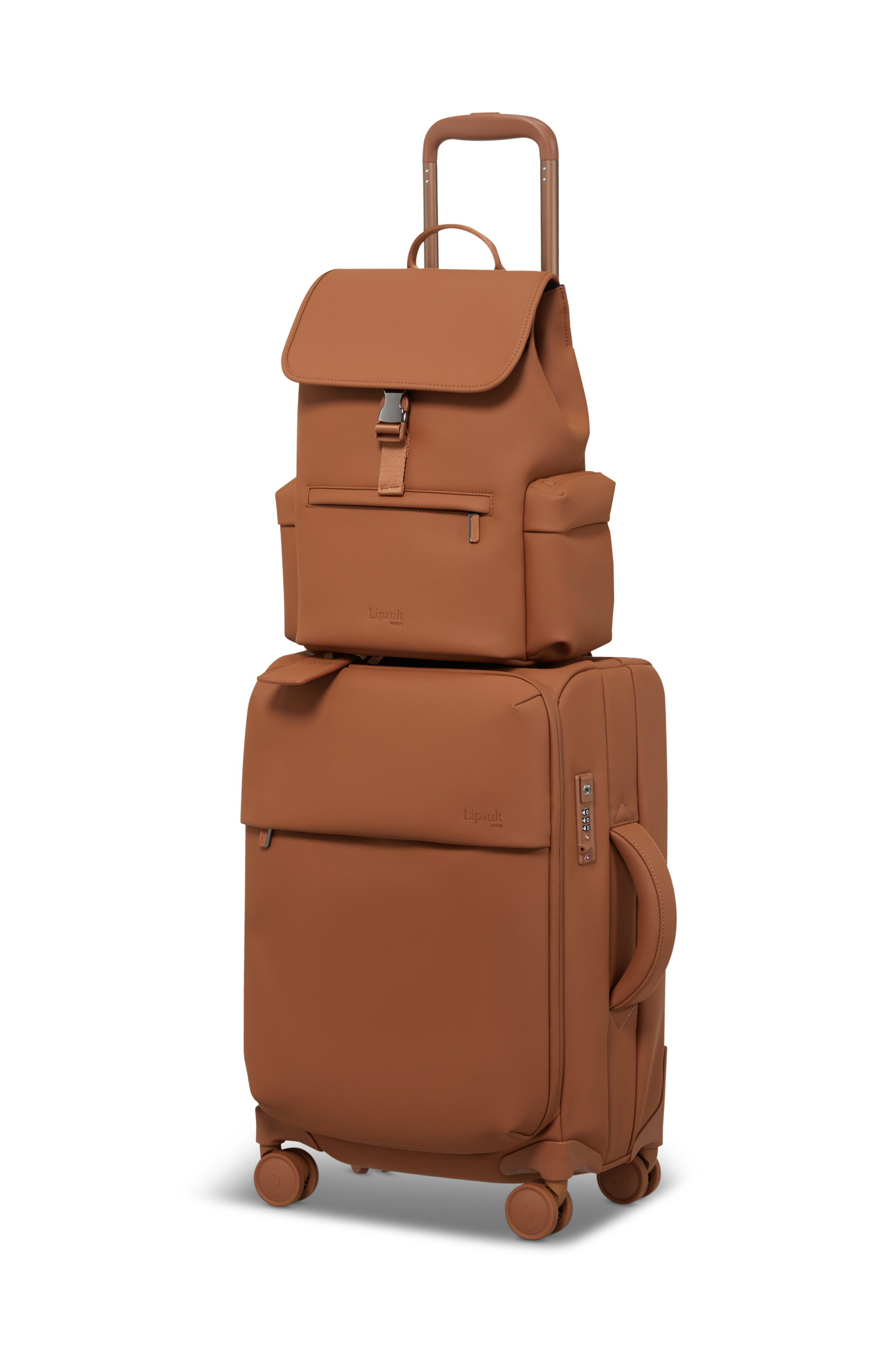 Lost in berlin sac à dos mini cargo LIPAULT PARIS Marron