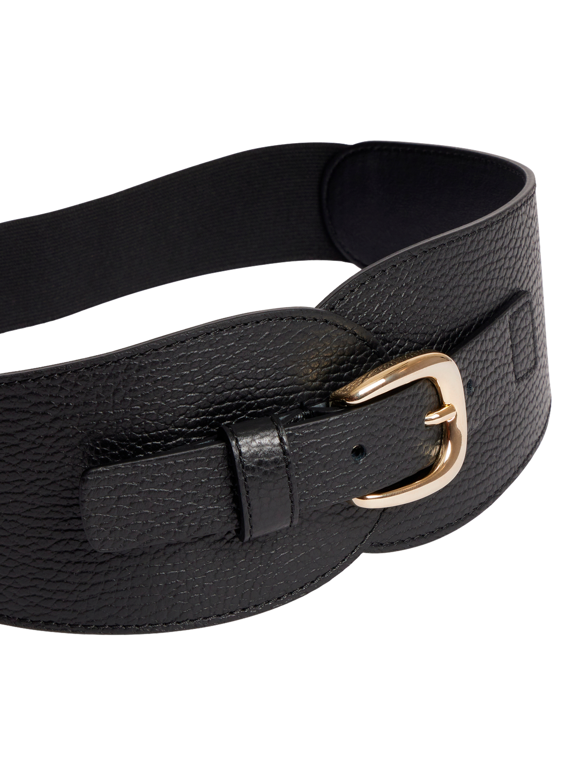 Ceinture corset en cuir - olympe GERARD DAREL Noir