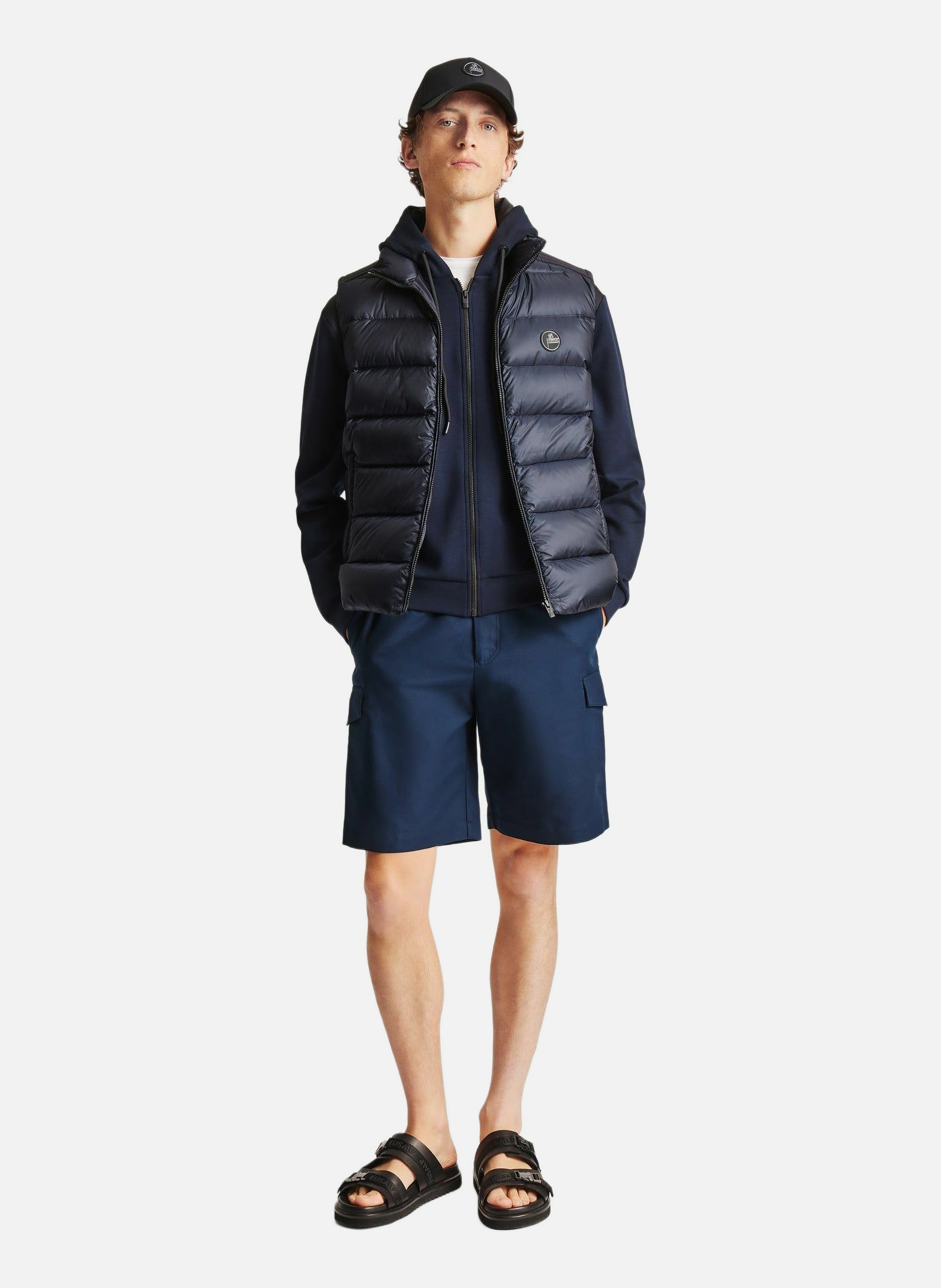 Doudoune sans manches gorvone col montant coupe regular FUSALP Bleu