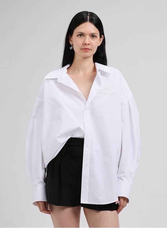 Wide-fit cotton shirt White by ALEXANDER WANG ALEXANDER WANG Wide-fit cotton shirt White