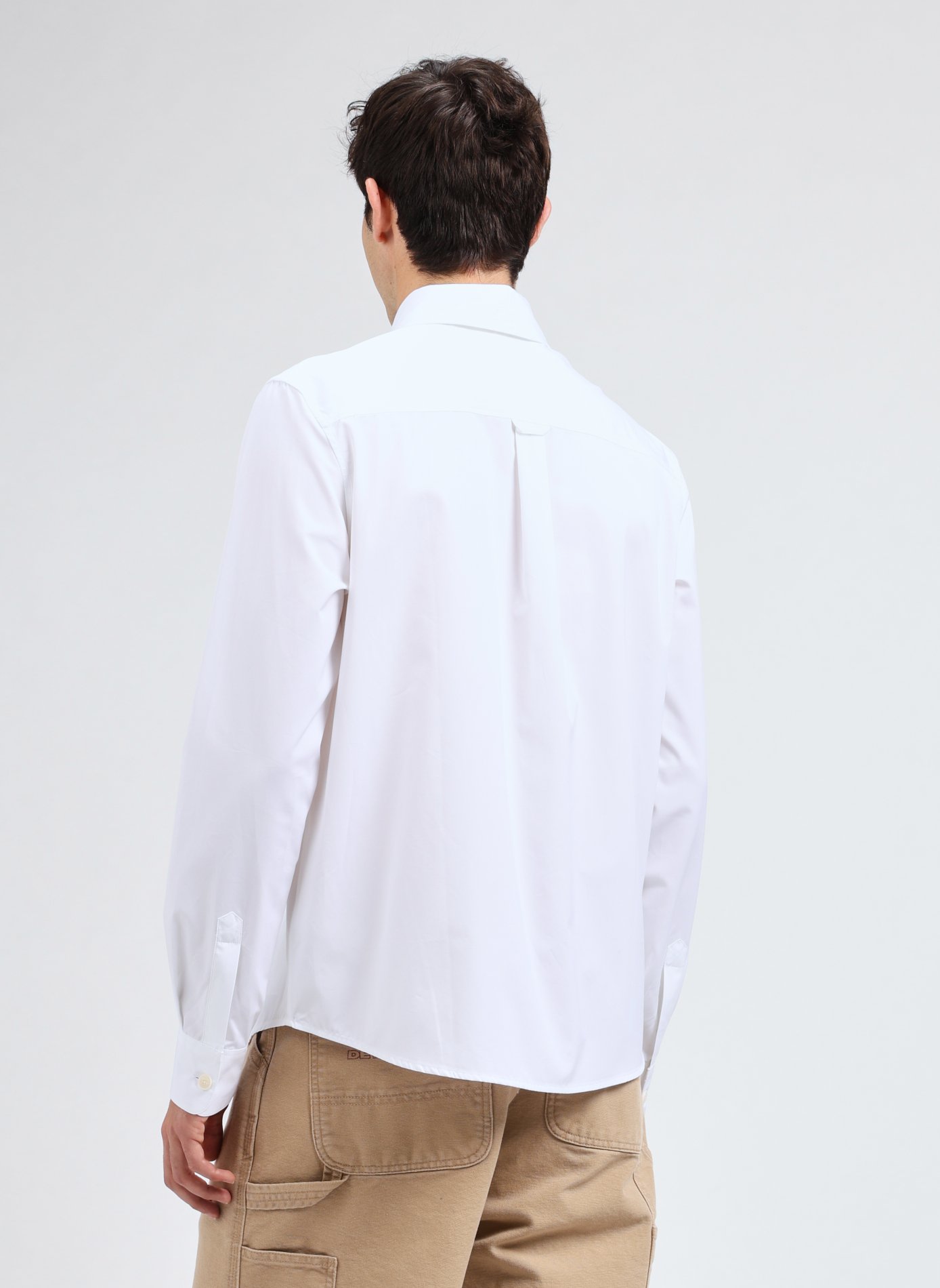 Orange patterned shirt CASABLANCA PARIS White