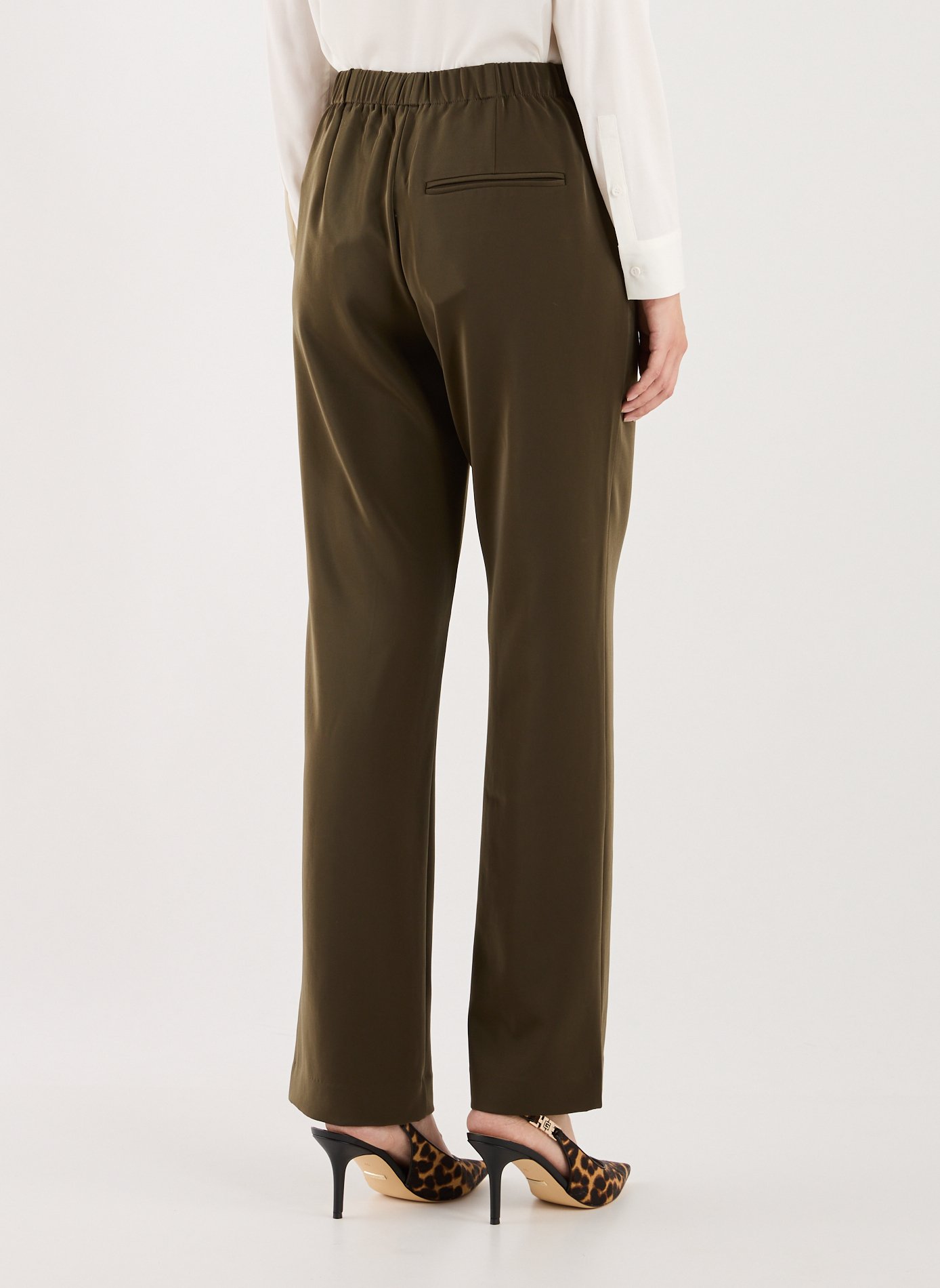 Pantalon droit fluide SAMSOE SAMSOE Vert