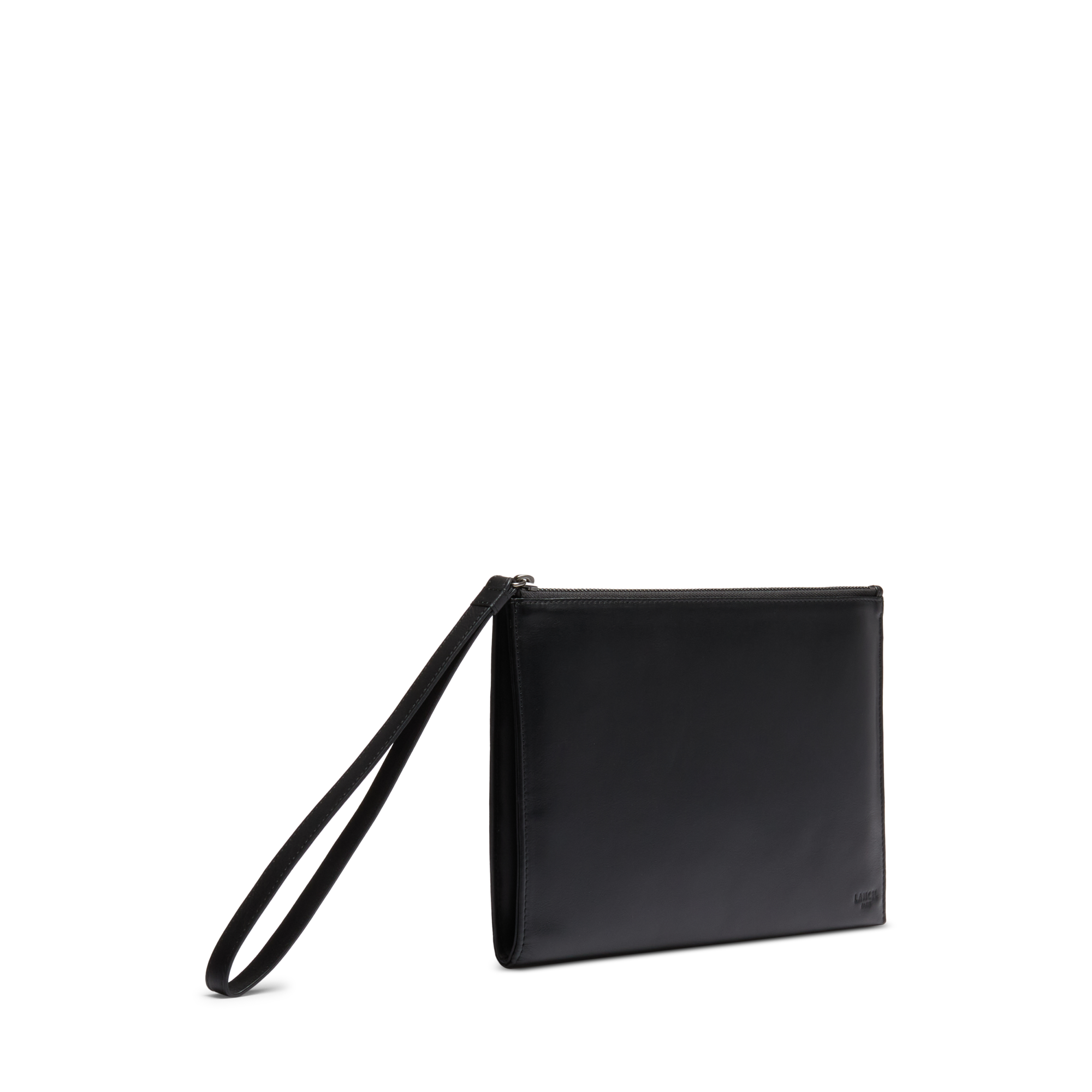 Pochette zippée léon de lancel en cuir LANCEL Noir