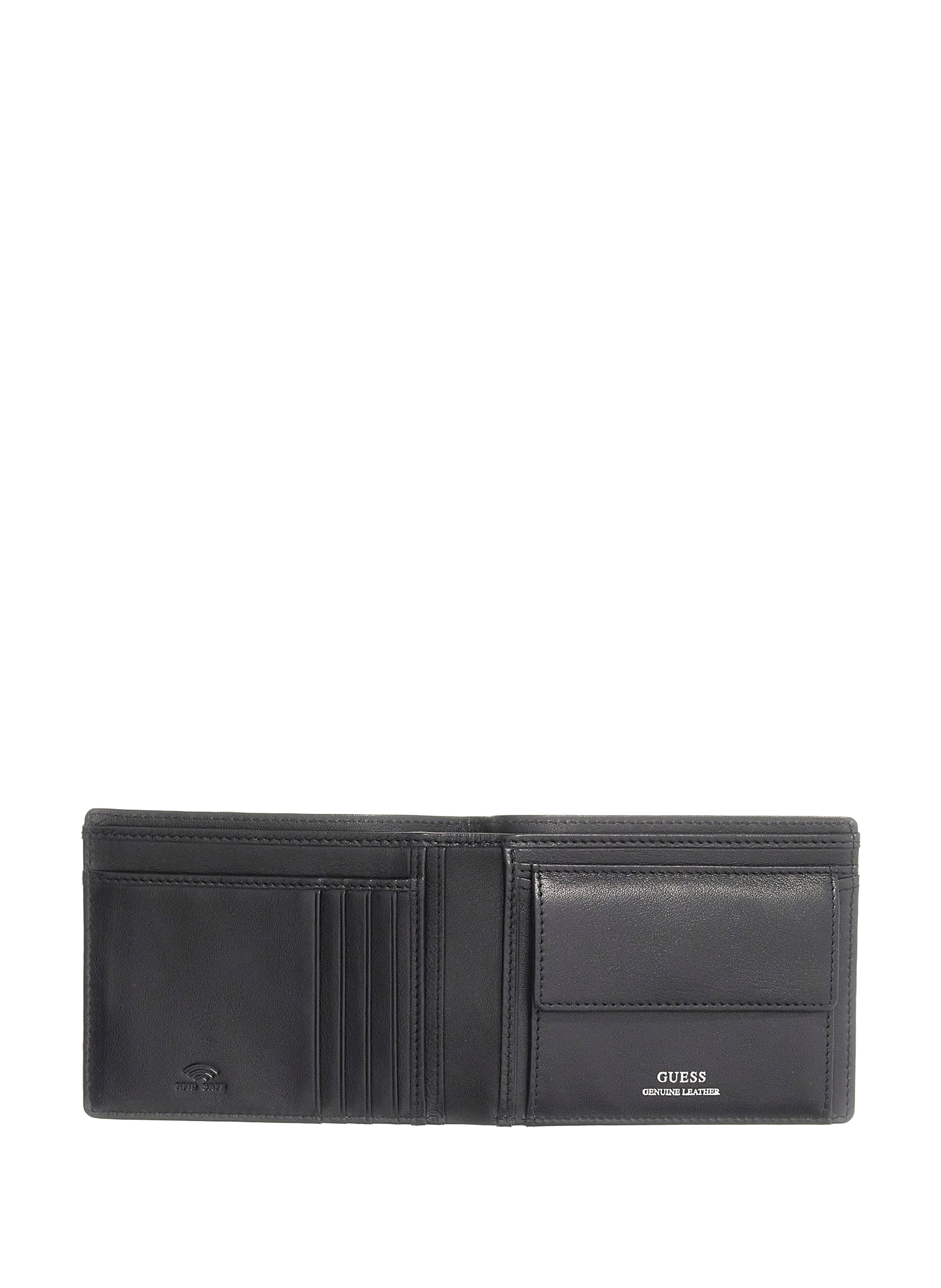 Cow leather card holder GUESS Black