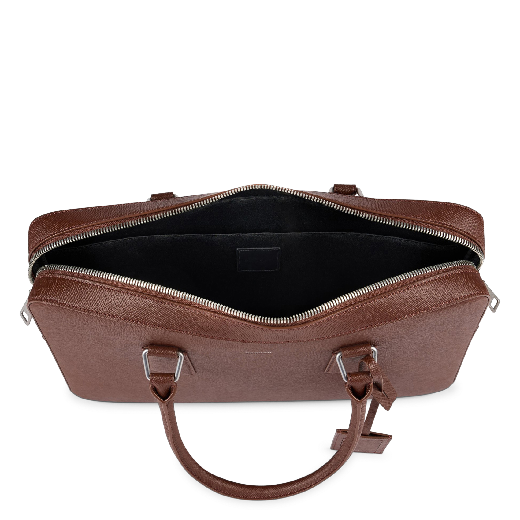 Sac ordinateur rigide SANDRO Marron