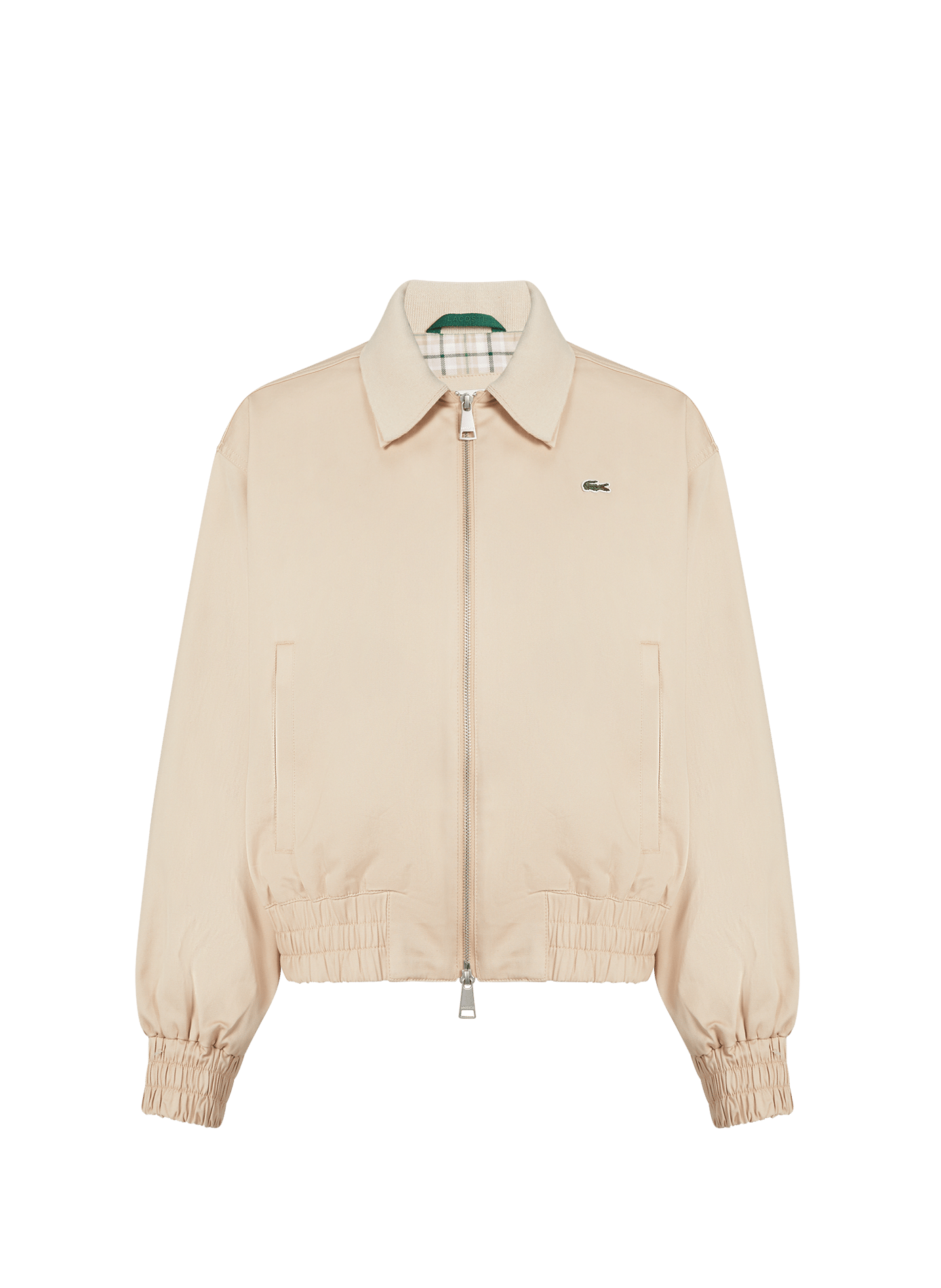 Veste gabardine en coton stretch LACOSTE Beige