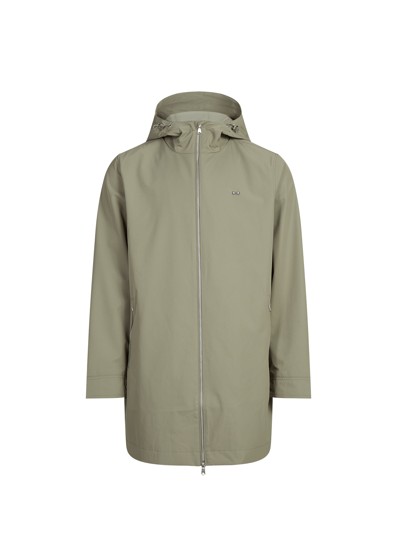 Blouson mi-long à capuche EDEN PARK Beige