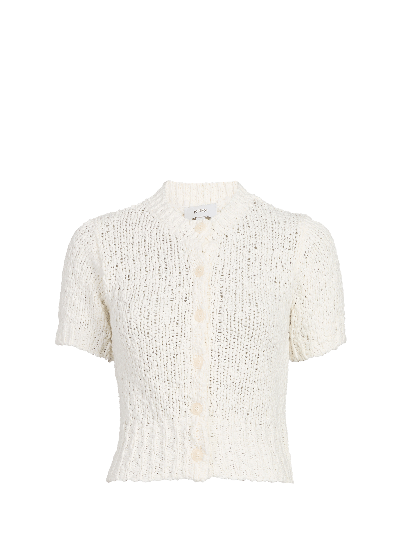 Cardigan en maille  TOPSHOP Beige