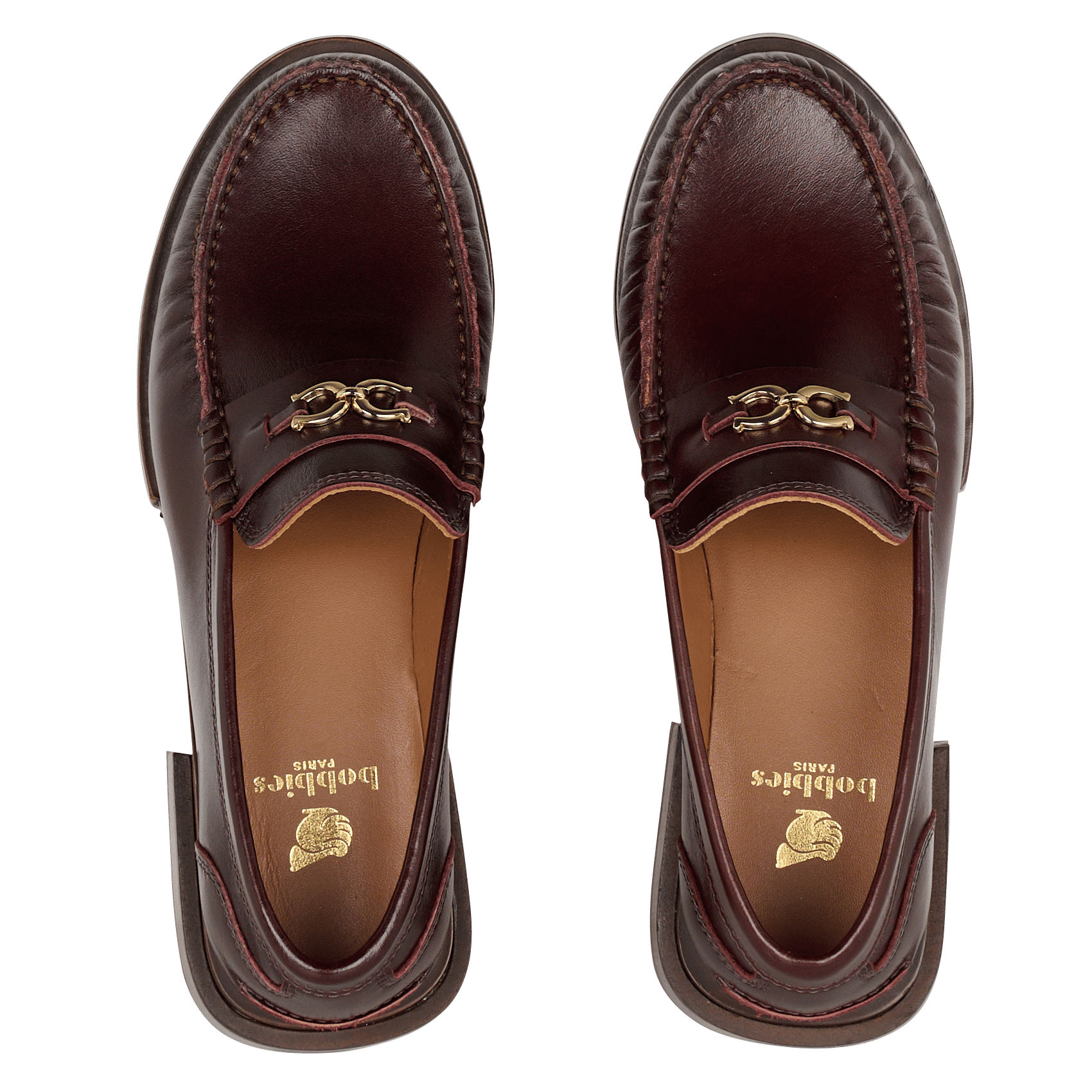 Mocassins à mors en cuir nicky BOBBIES Marron