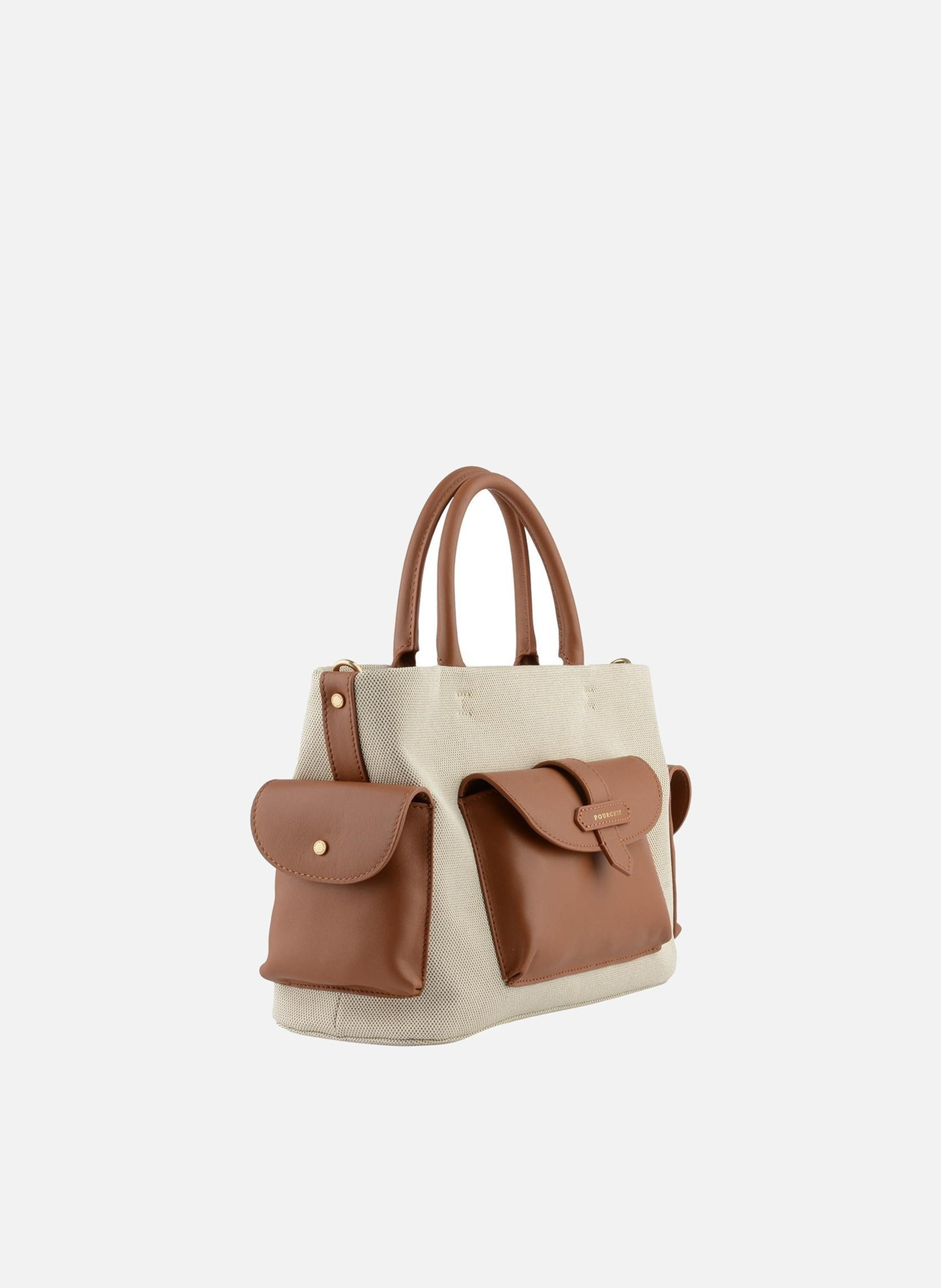 Reporter coton | sac à main POURCHET Doré