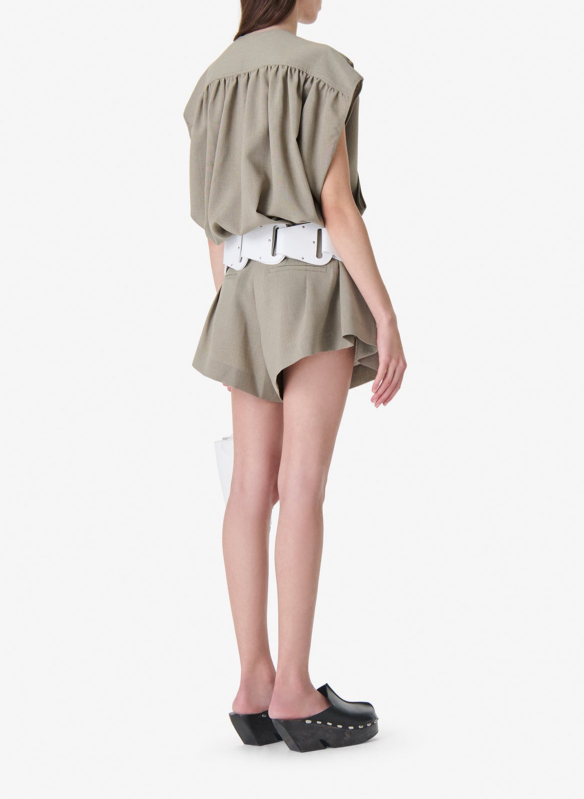 Top ample col rond scilla IRO Vert