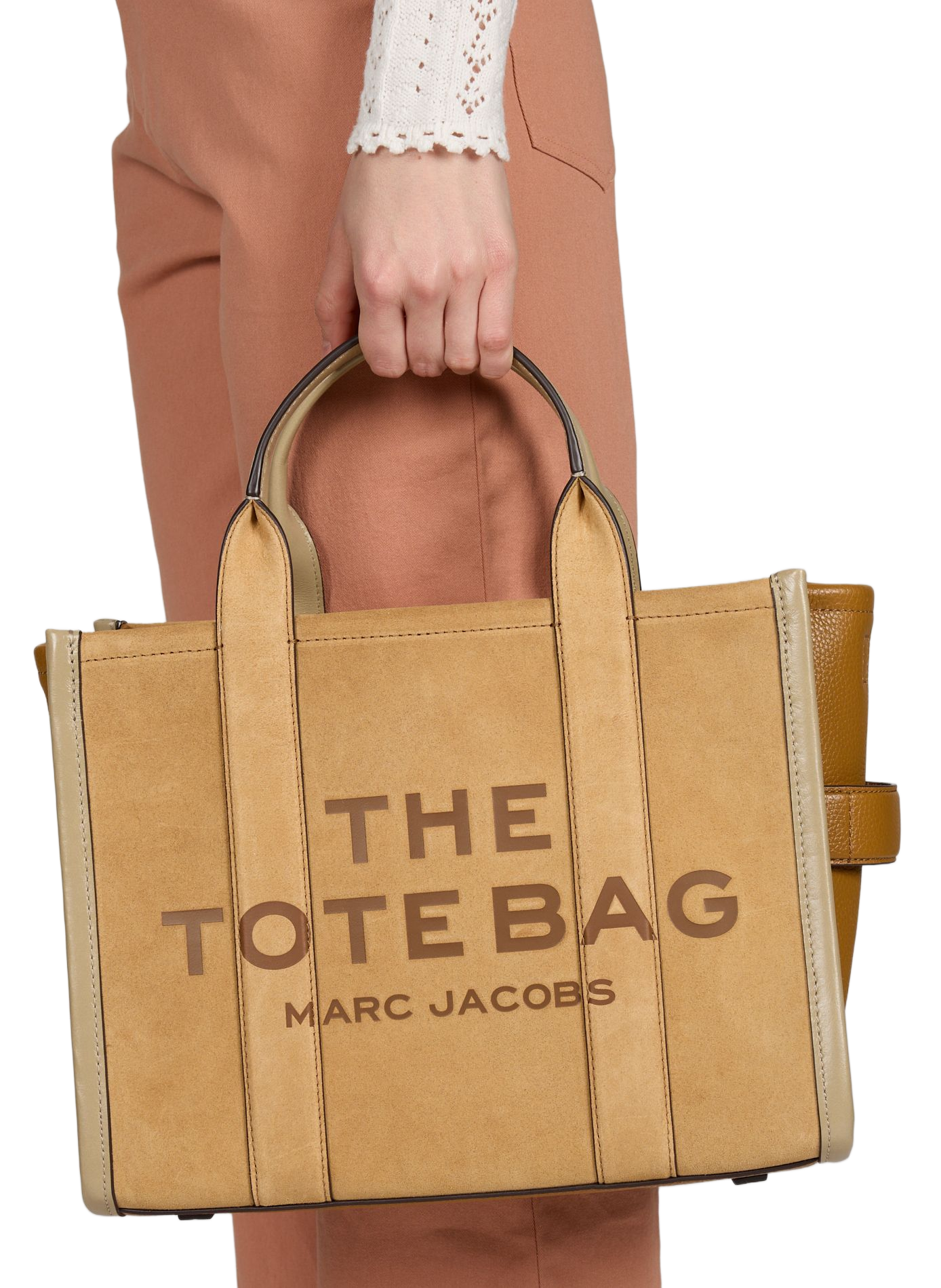 Einkaufstasche „The Suede Medium Tote Bag“ MARC JACOBS Braun