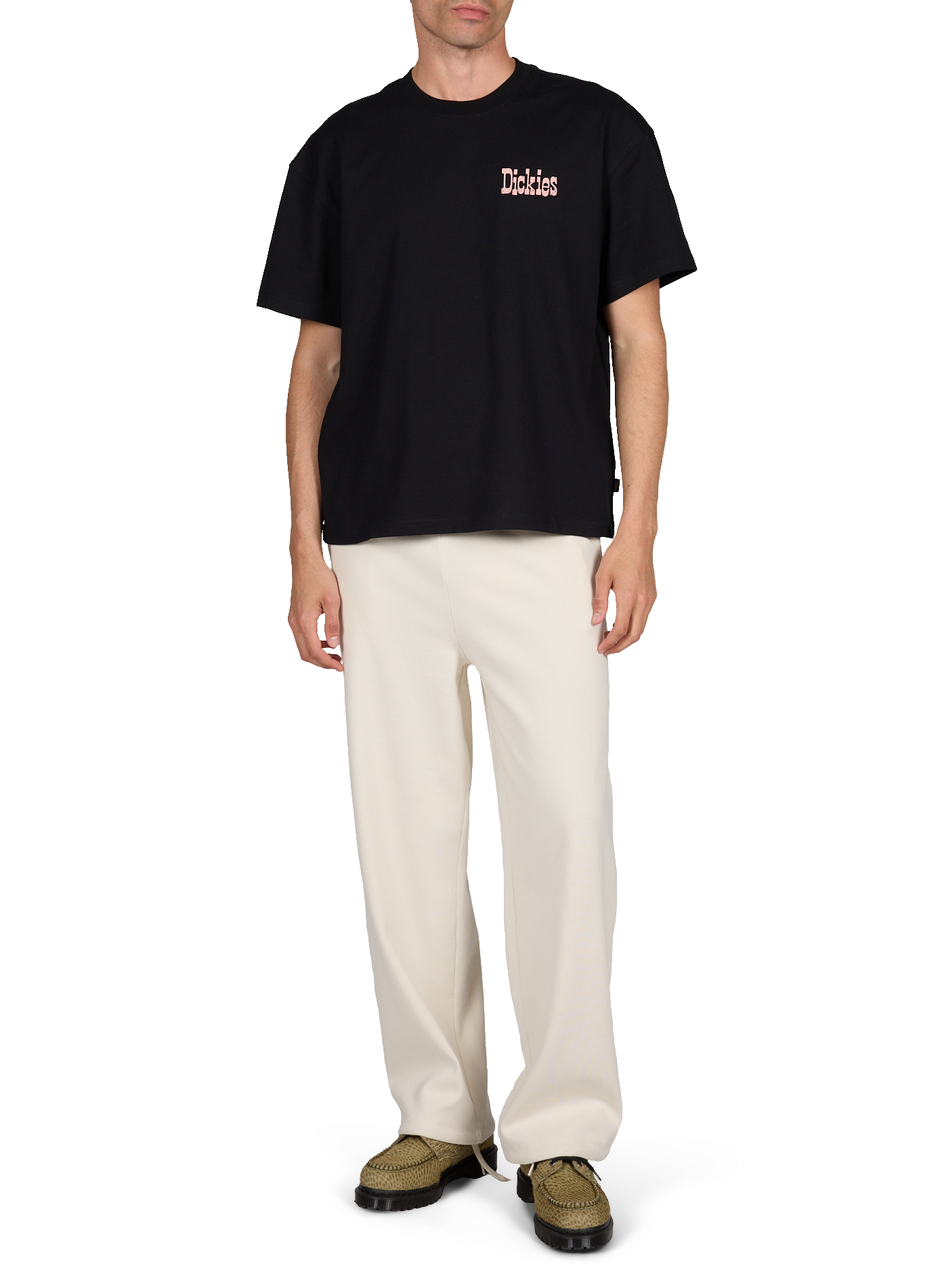 T-shirt imprimé en coton DICKIES Noir