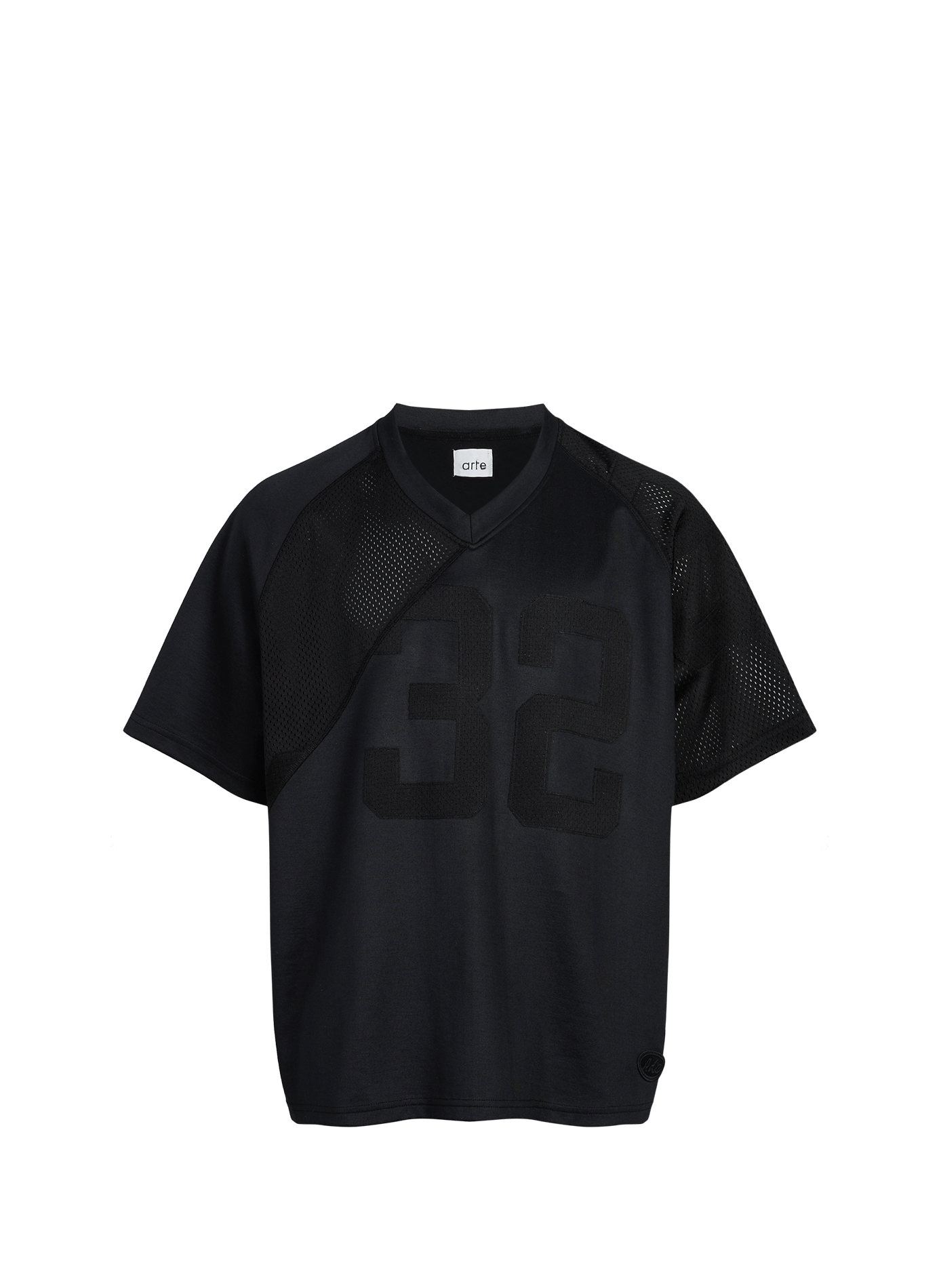 Short-sleeve jersey top in size 32 ARTE ANTWERP Black