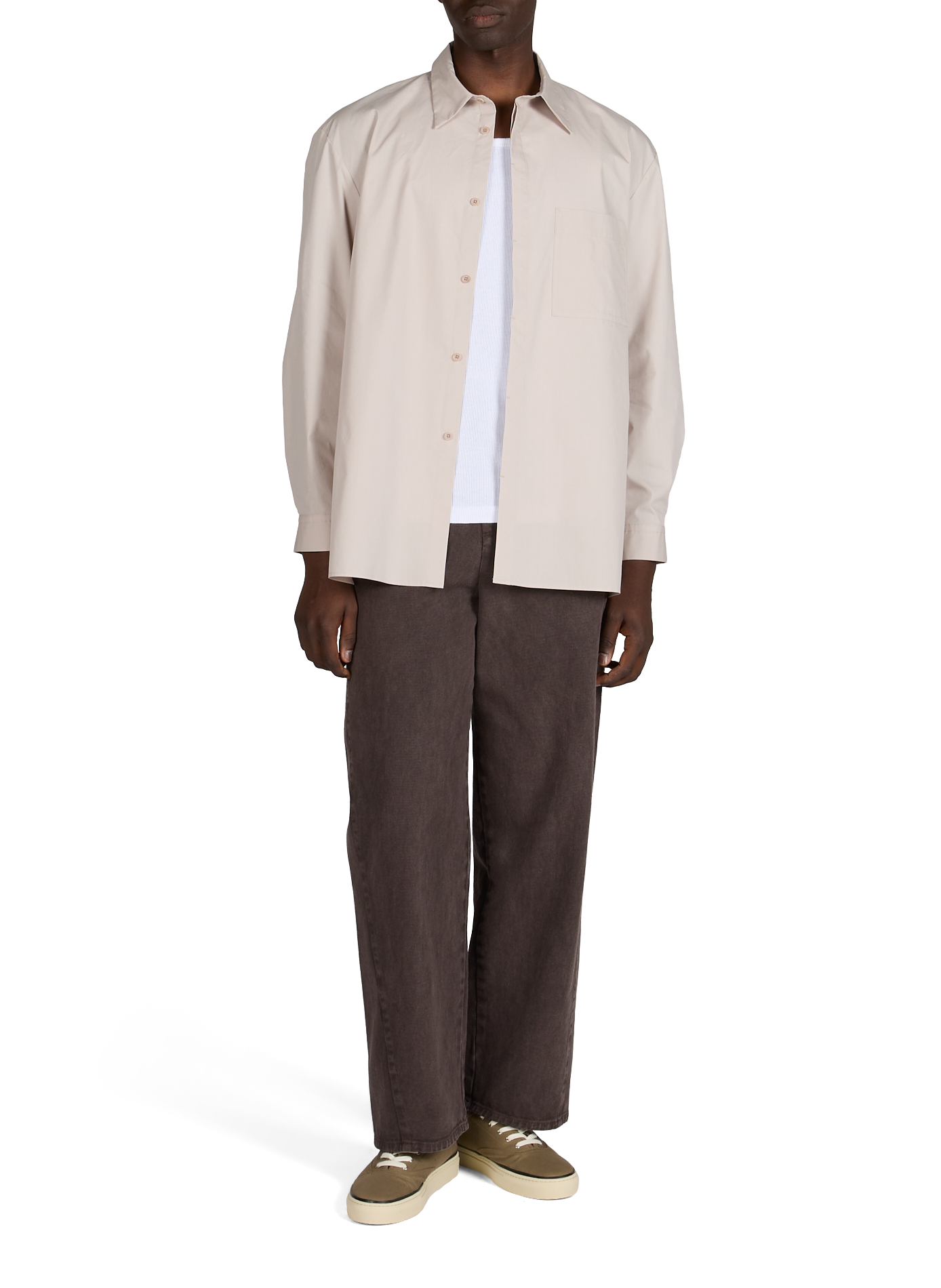 Loose cotton Jeans AMOMENTO Black