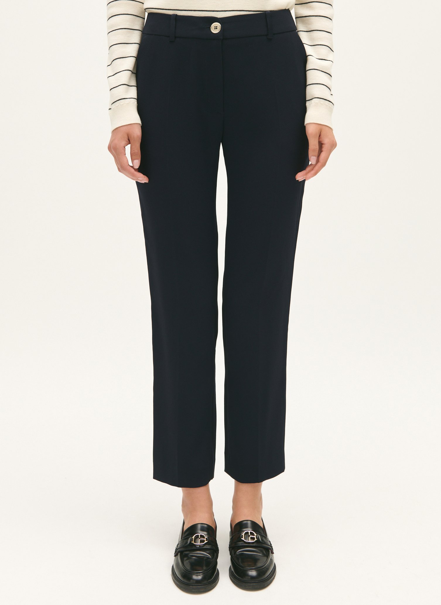 Pantalon droit CLAUDIE PIERLOT Bleu