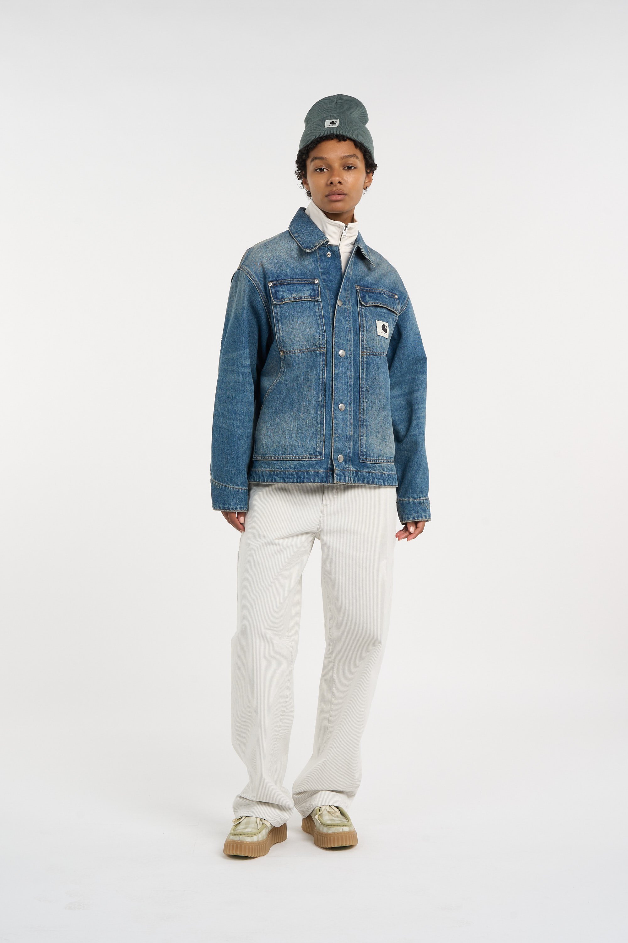 Veste denim w' og arctic jacket CARHARTT WIP Bleu