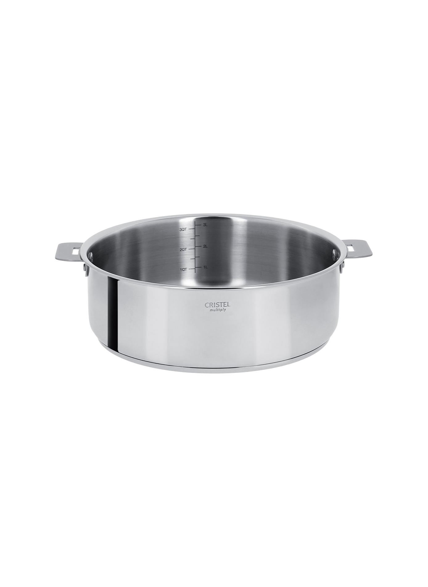 Sauteuse Casteline en inox CRISTEL Gris