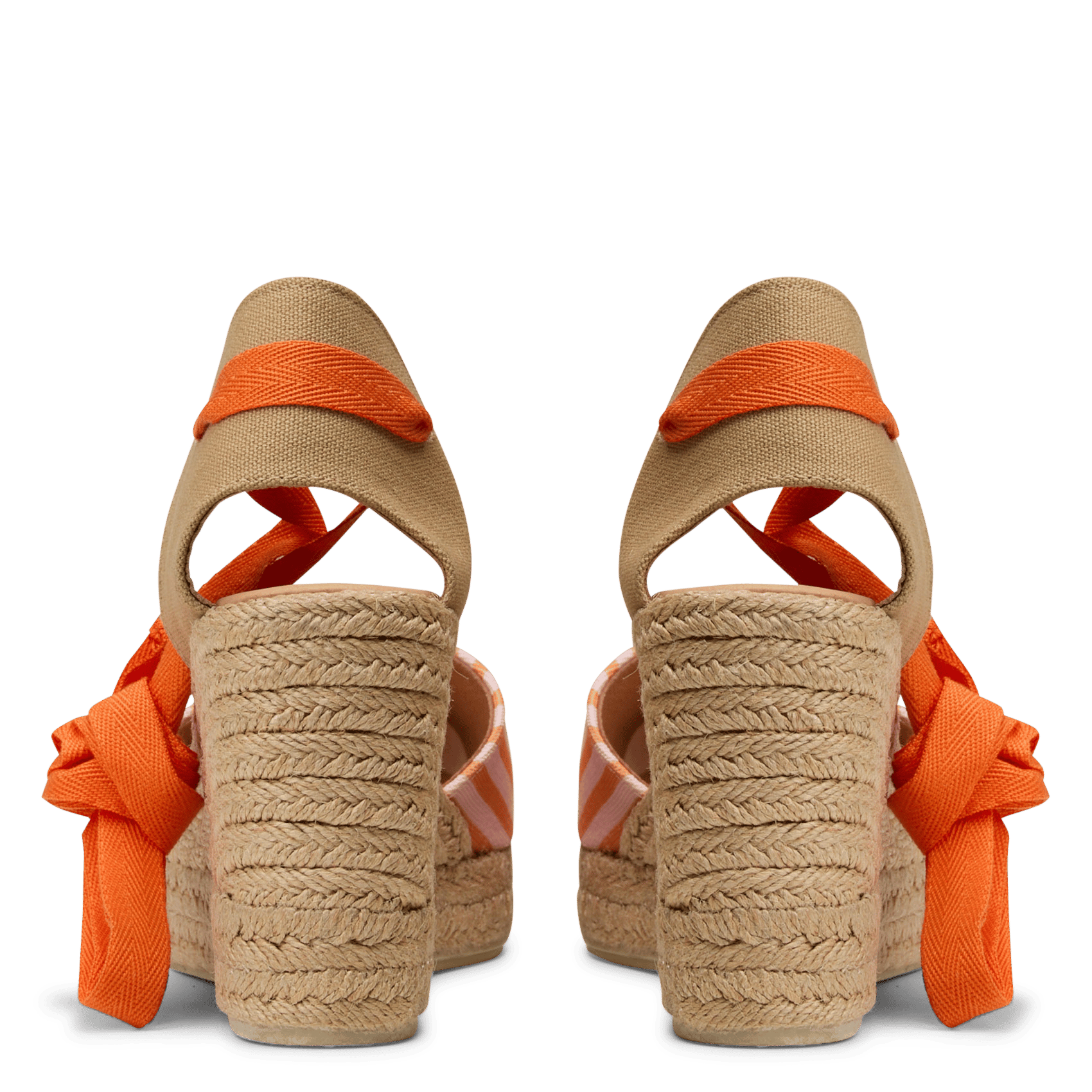 Espadrilles en coton stella bis MAISON 123 Orange