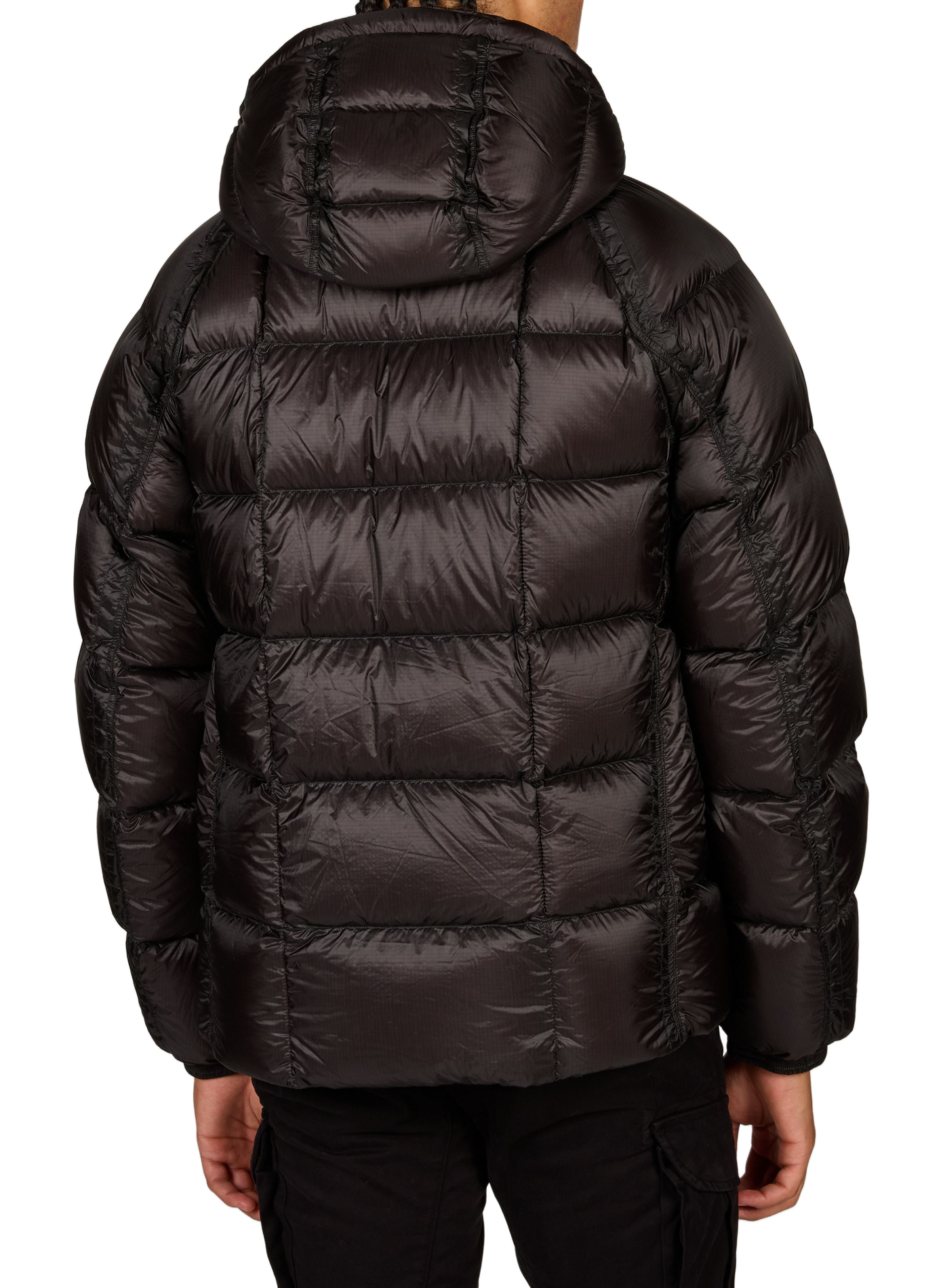 Korte gewatteerde donsjas CP COMPANY Zwart