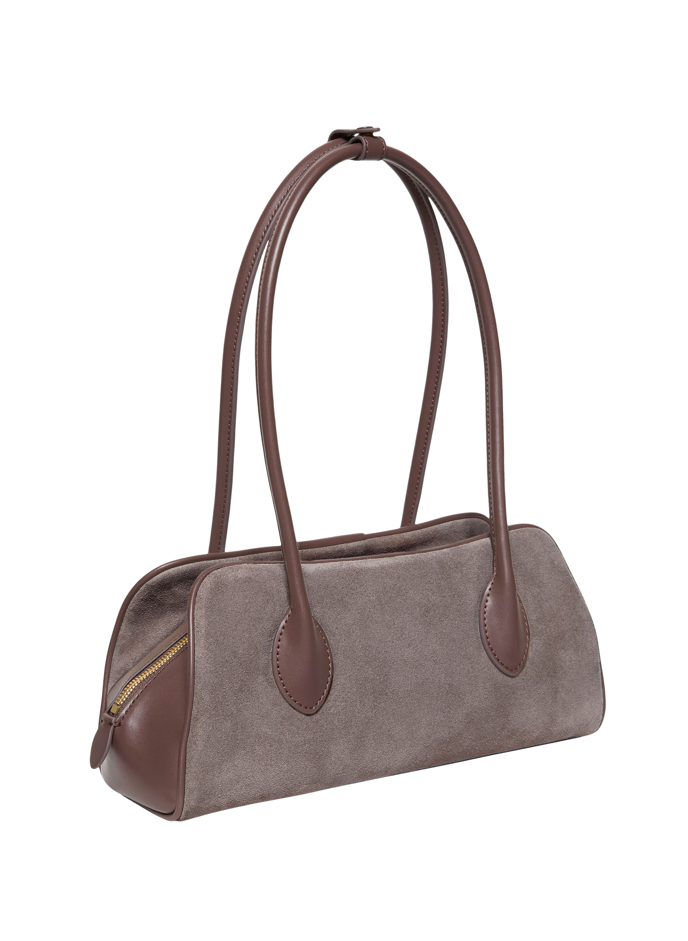 Leather shoulder bag CALVIN KLEIN Grey