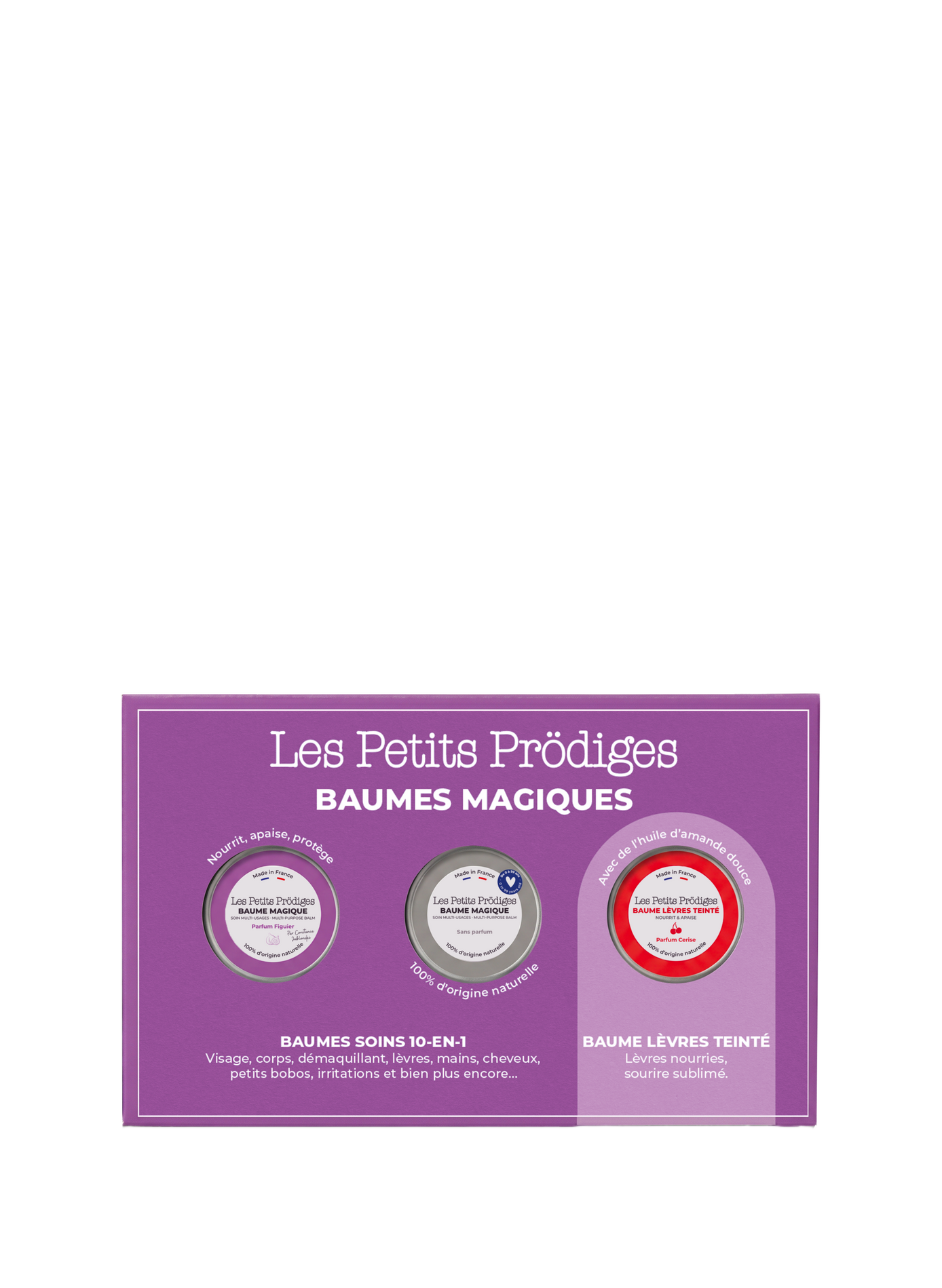 Set Trio 2 Magic Balms & 1 Tinted Balm LES PETITS PRODIGES No color