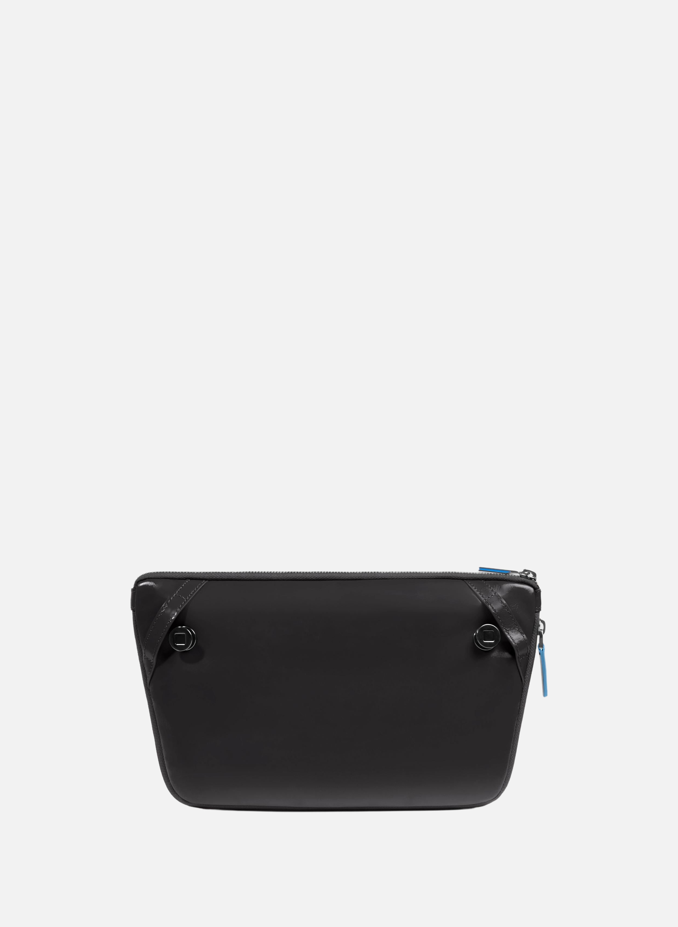 Erweiterbare flache gürteltasche PIQUADRO Schwarz